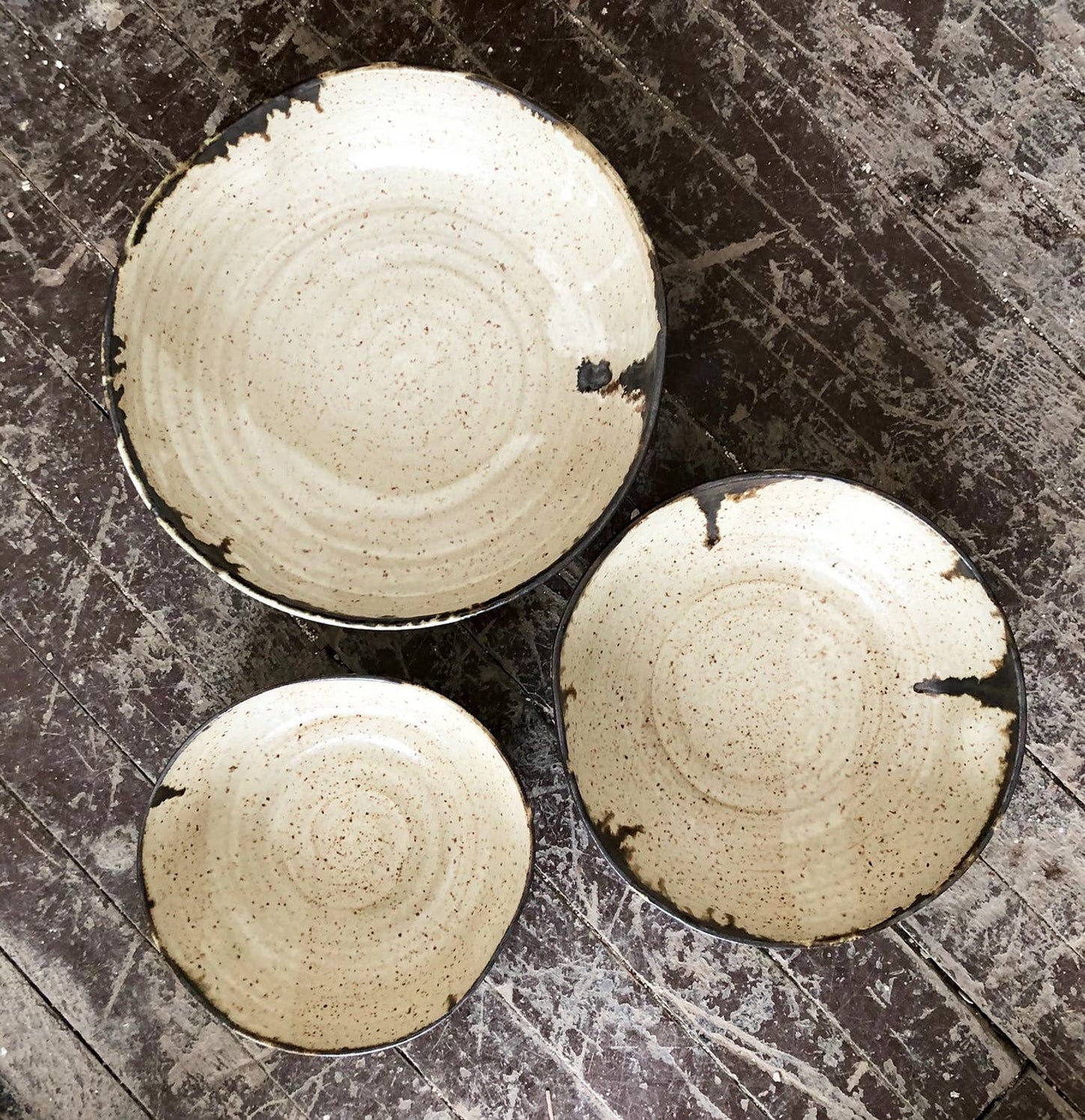 Speckled Glaze Nesting Bowls