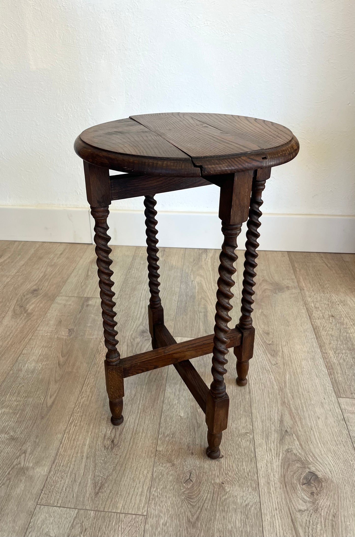 Folding Bobbin Side Table