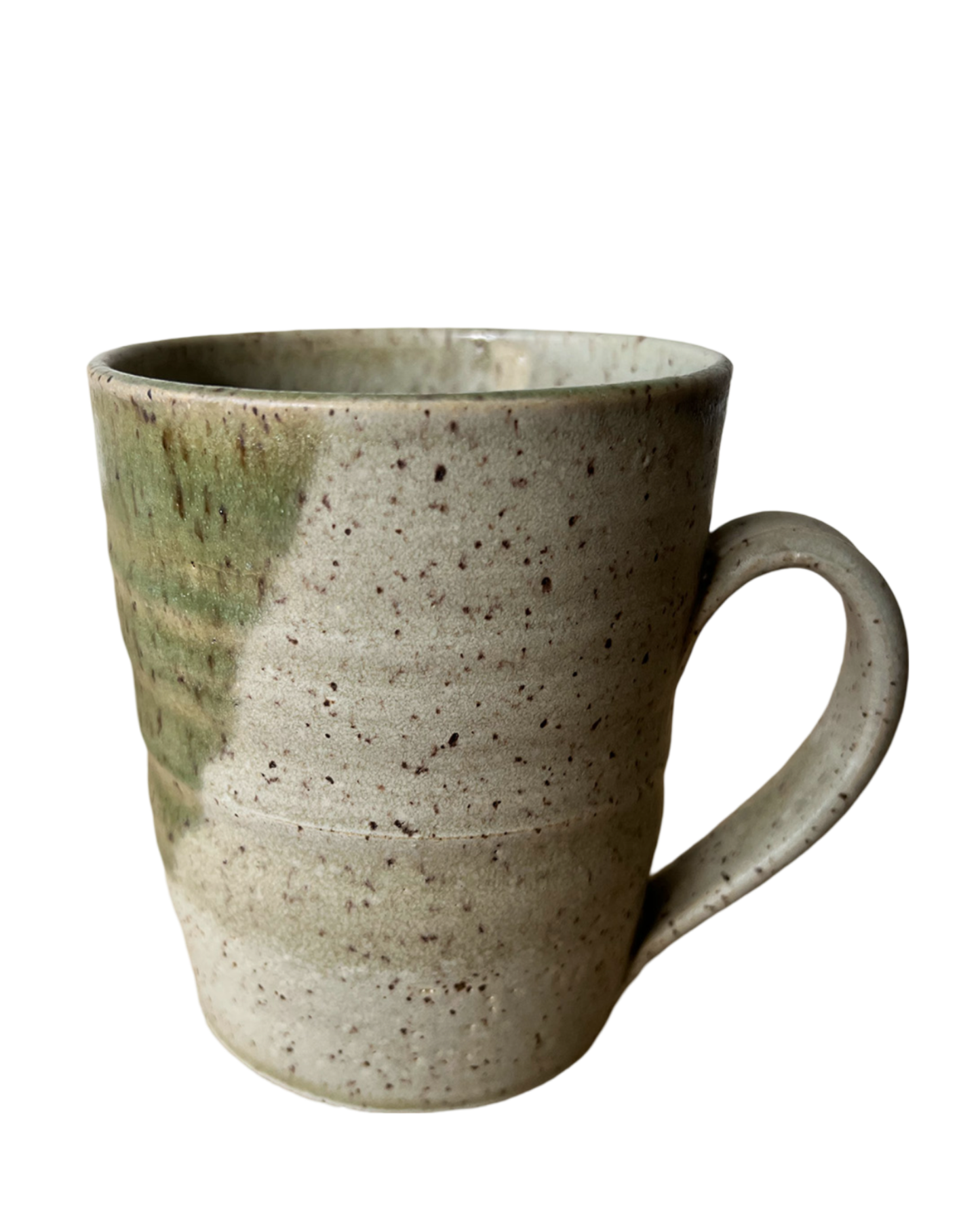 Speckled Green Stoneware Mug