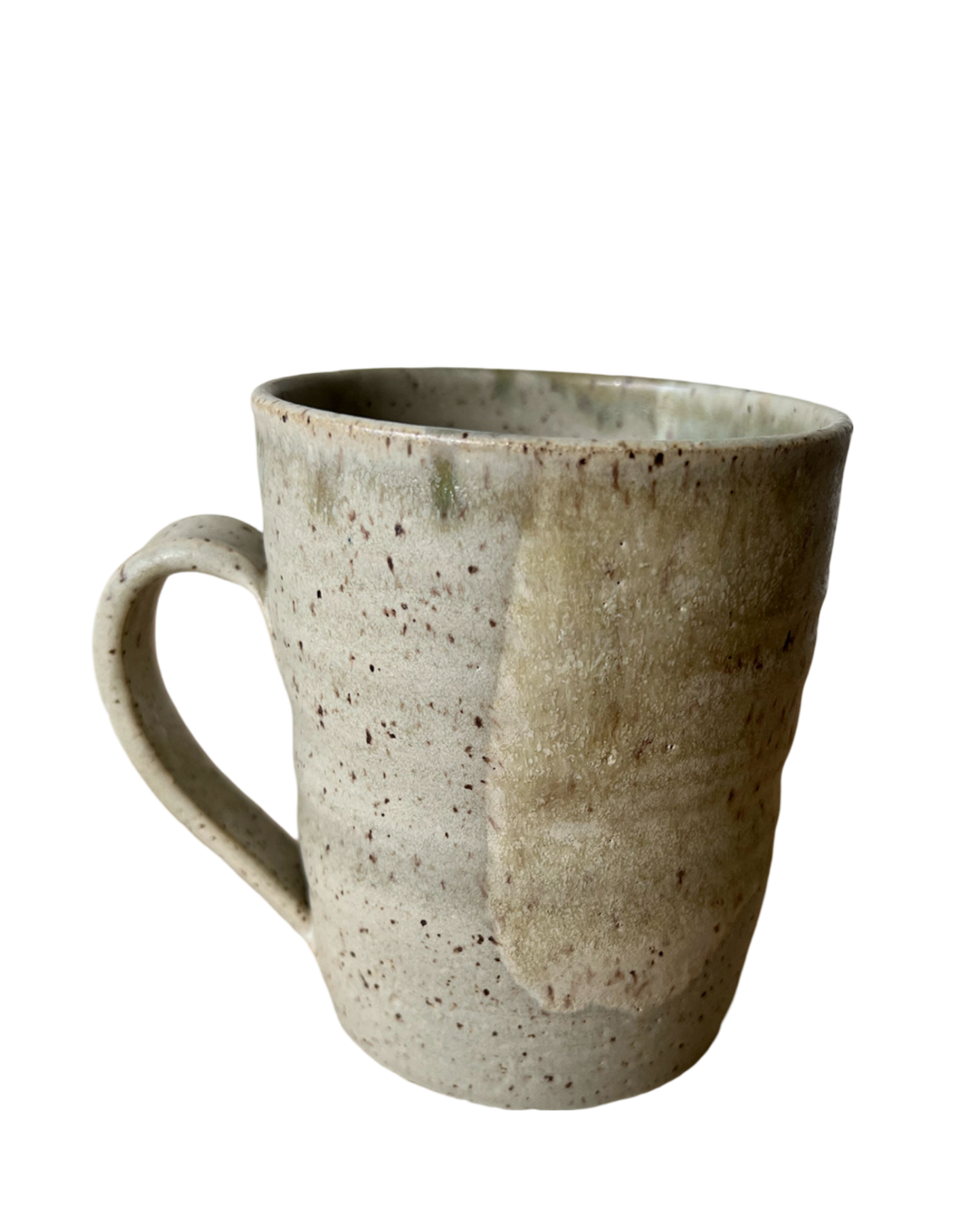Speckled Green Stoneware Mug