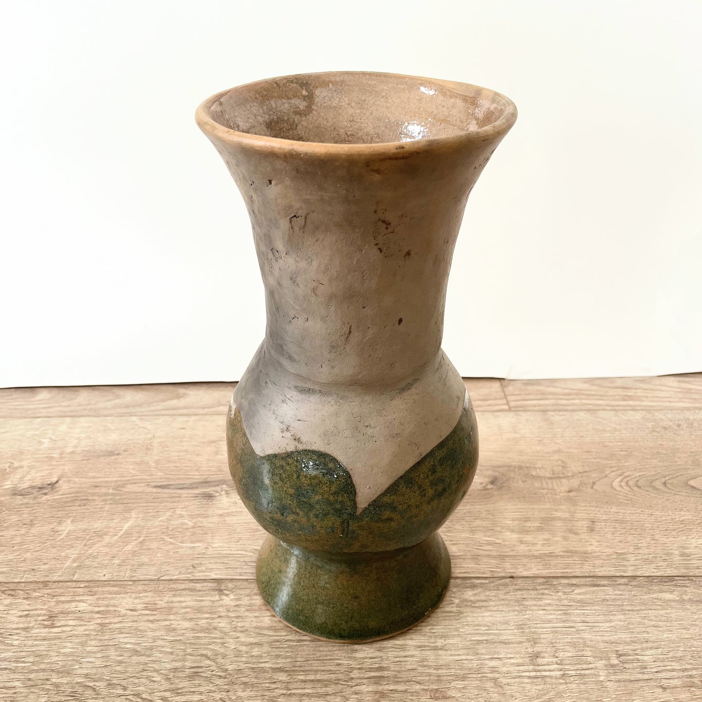 Oaxacan Half Glazed Pottery Vase