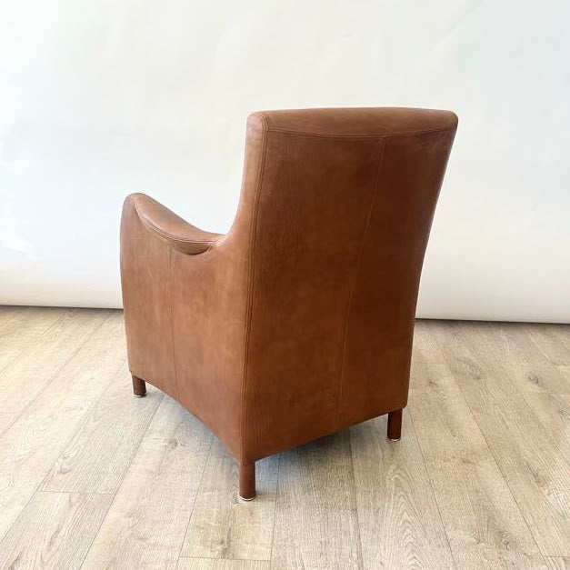 Vintage Dutch Leather Chair in the style of Gerard Van Der Berg for Montis