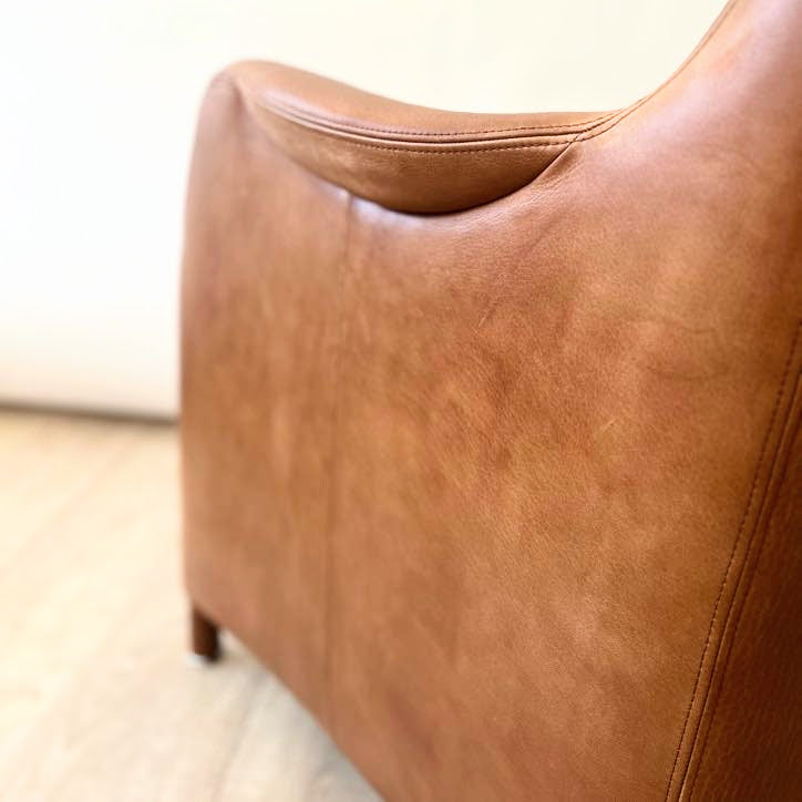 Vintage Dutch Leather Chair in the style of Gerard Van Der Berg for Montis