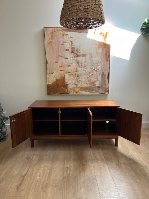 Jens Risom Walnut Mid Century Credenza