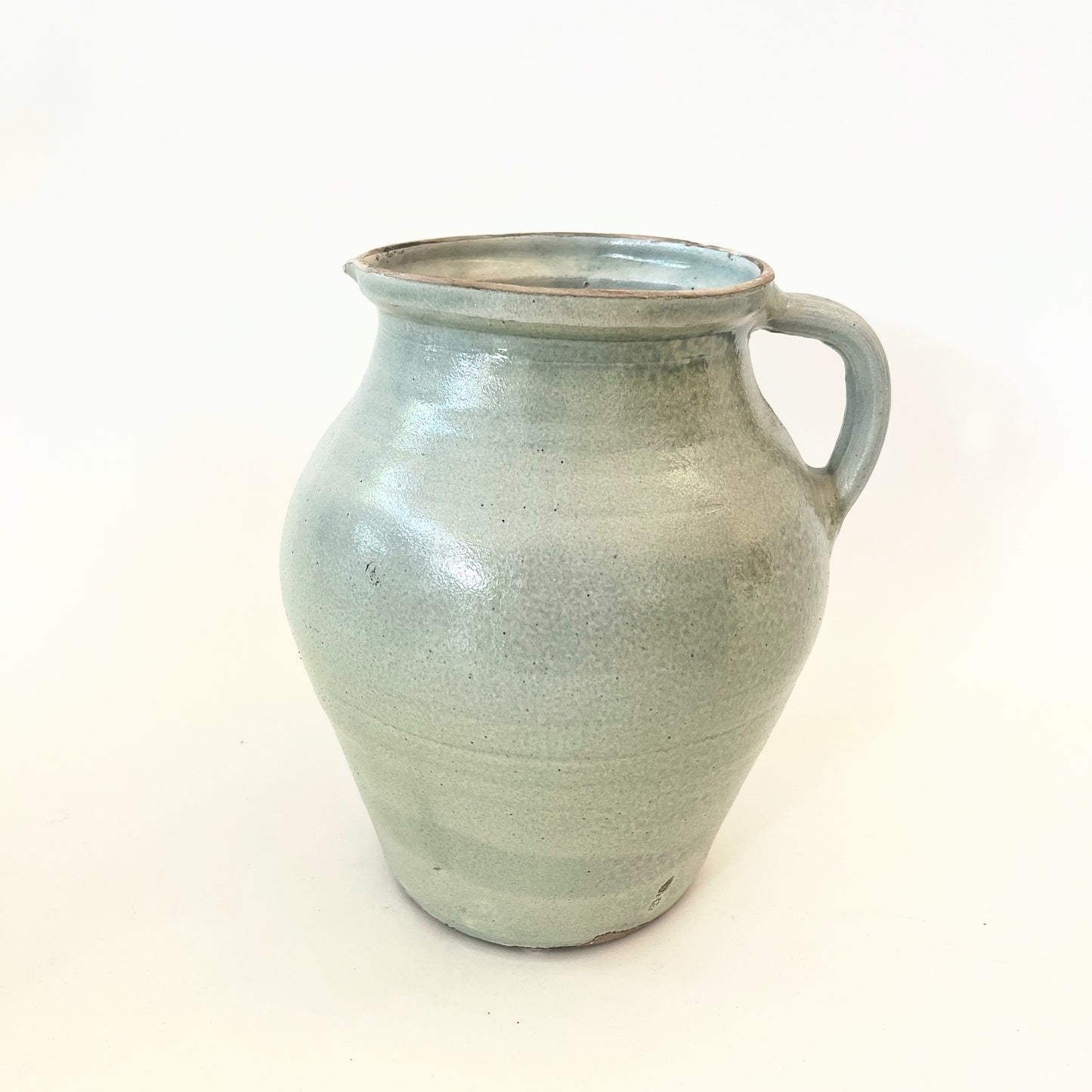 Hungarian Sea Green Ceramic Pitcher