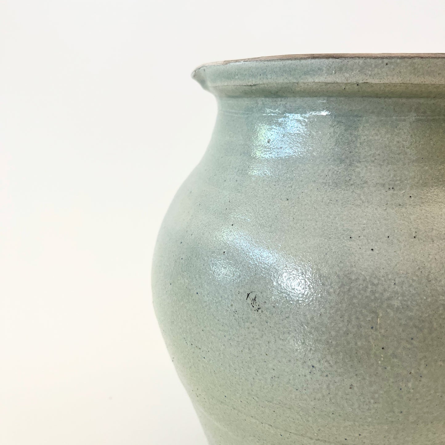 Hungarian Sea Green Ceramic Pitcher
