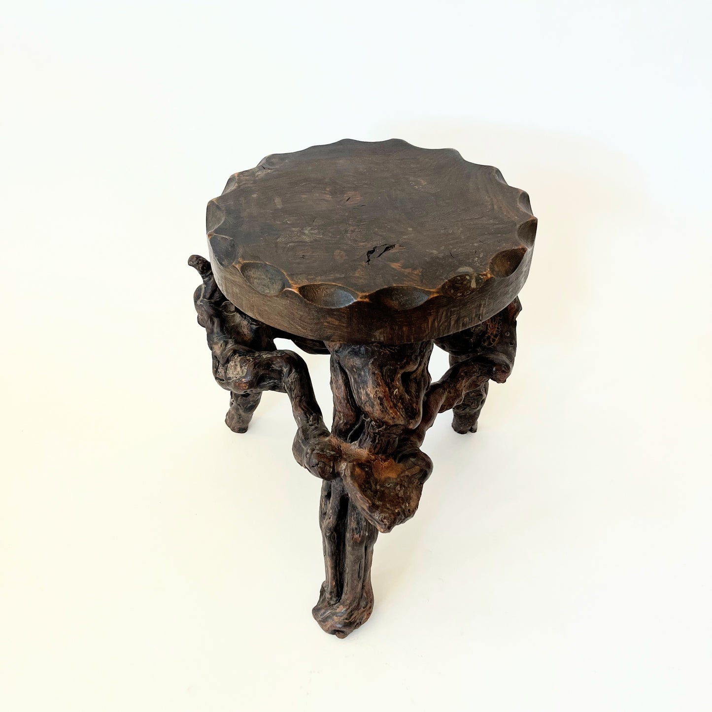 Vintage French Wine Vine Stool