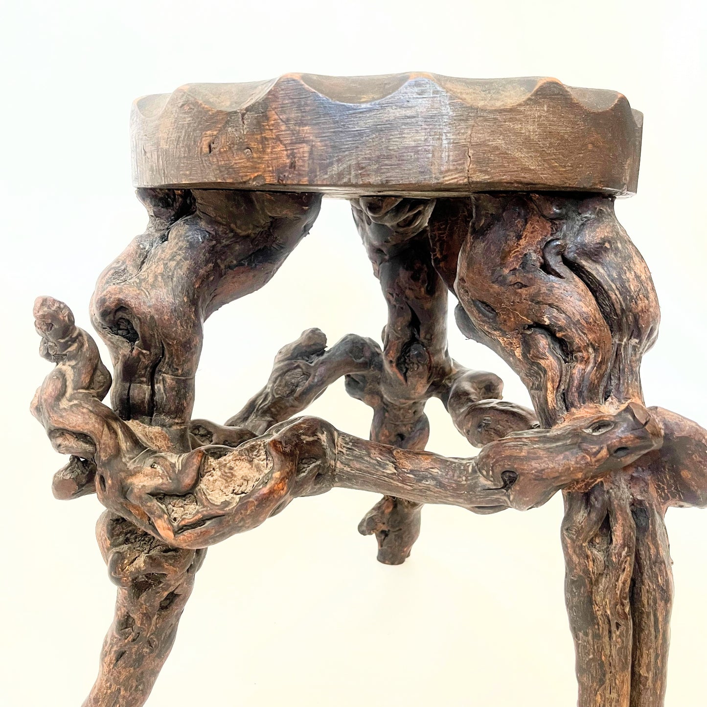 Vintage French Wine Vine Stool