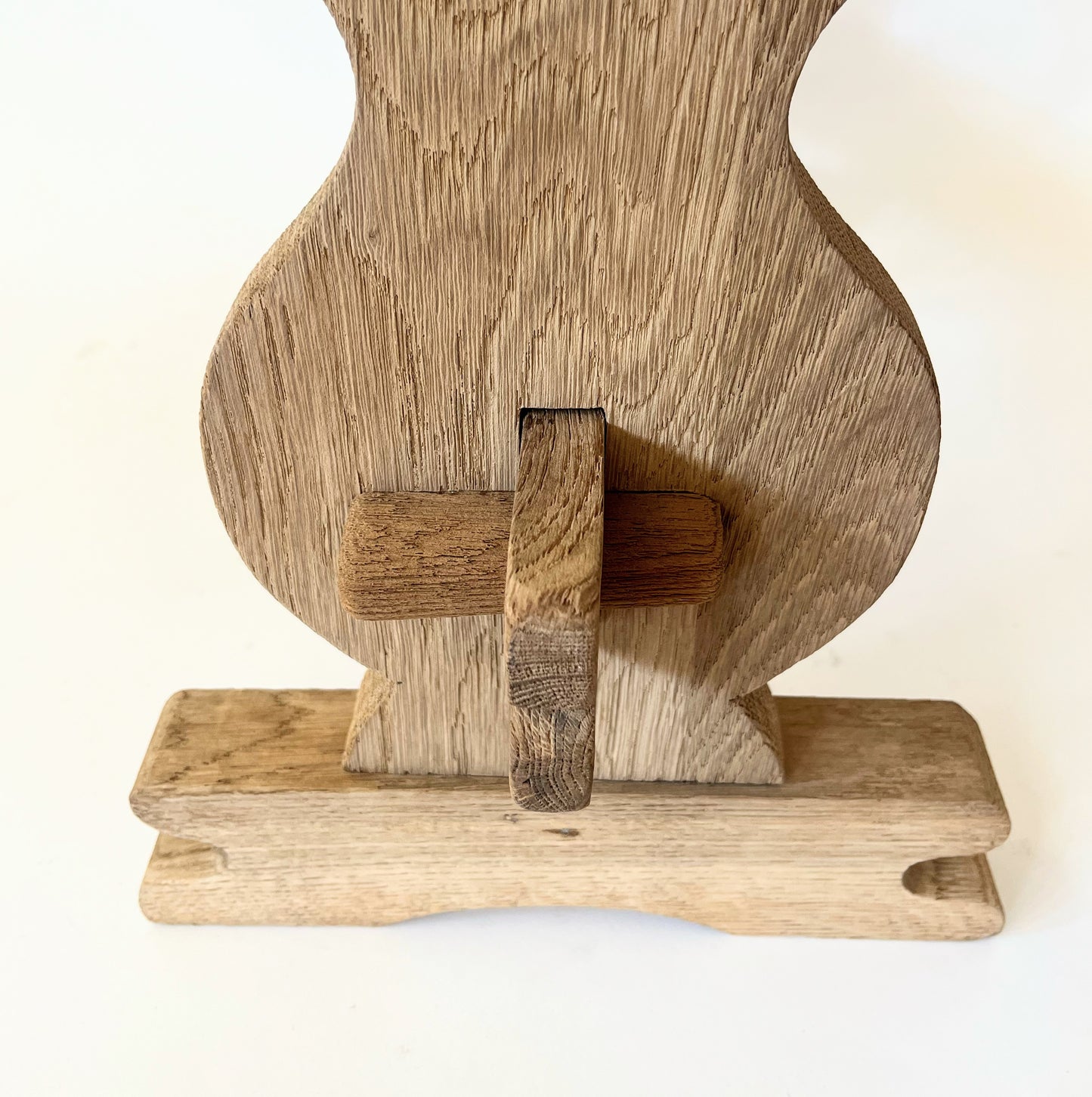 Vintage European Small Oak Bench