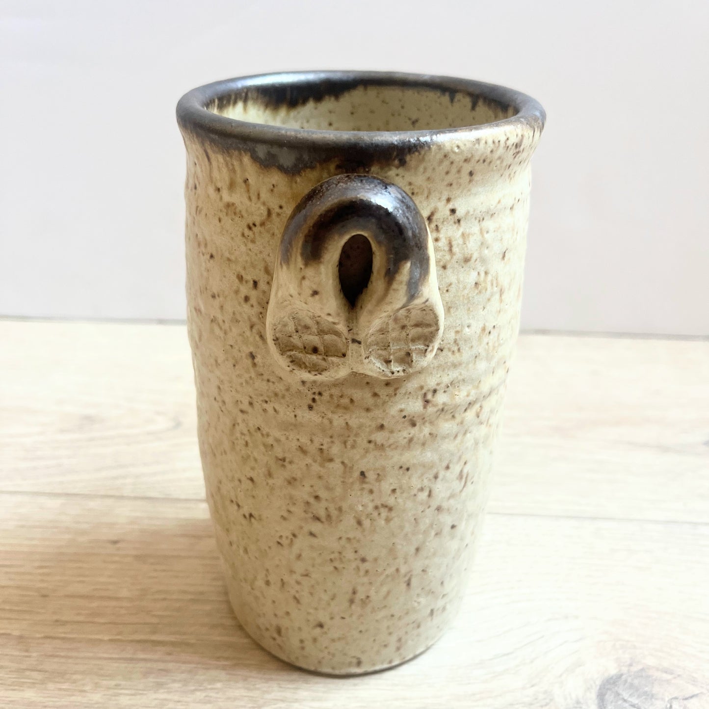 Speckled Stoneware Utensil Holder