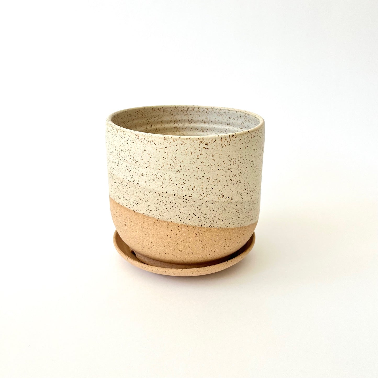 Lrg Handmade Ceramic Planter Sand