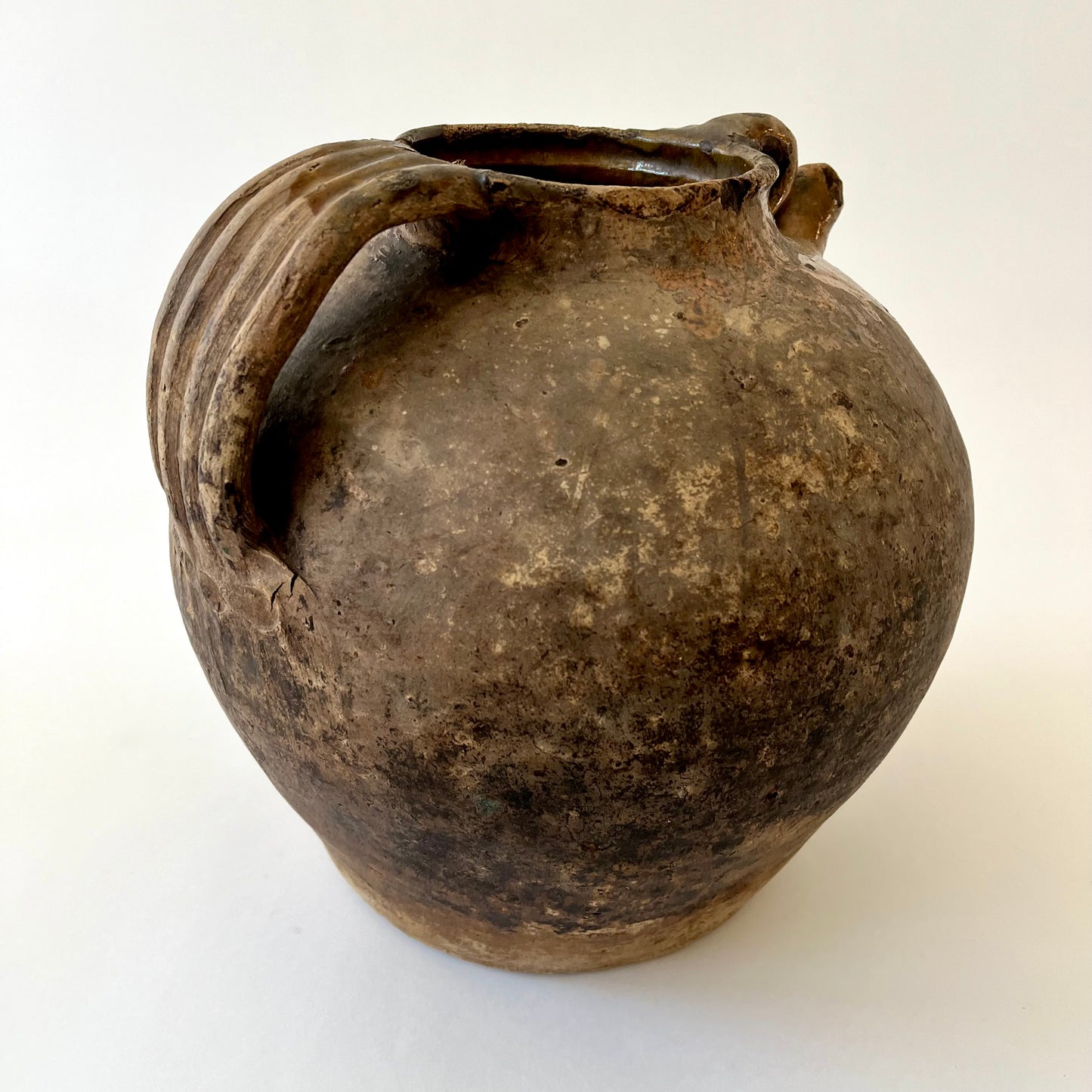Antique French Olive Oil Pitcher