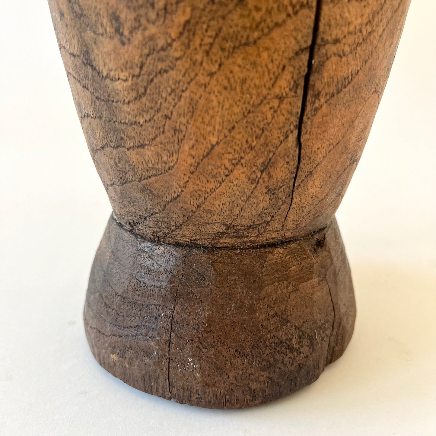 Primitive Wooden Mortar