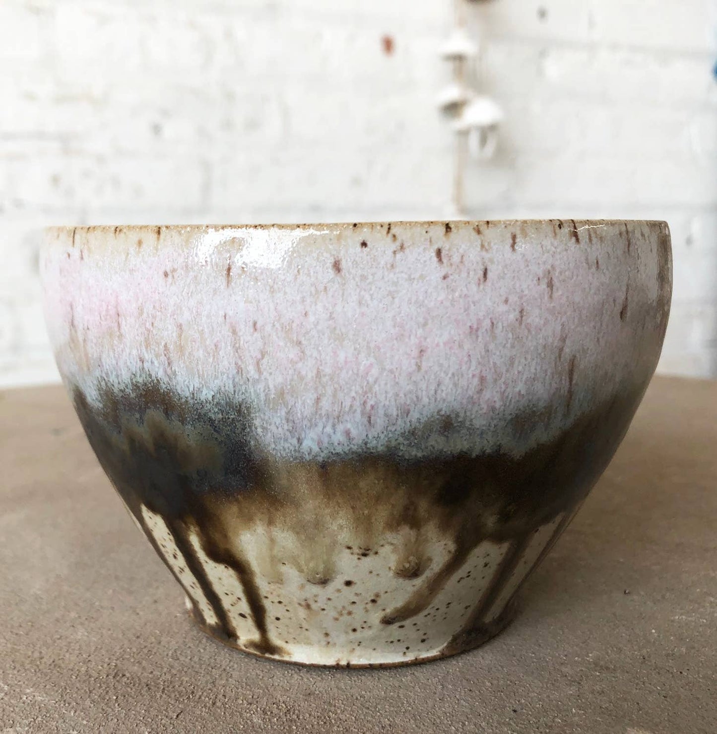 Handcrafted Stoneware Bowl in Earthy Glaze