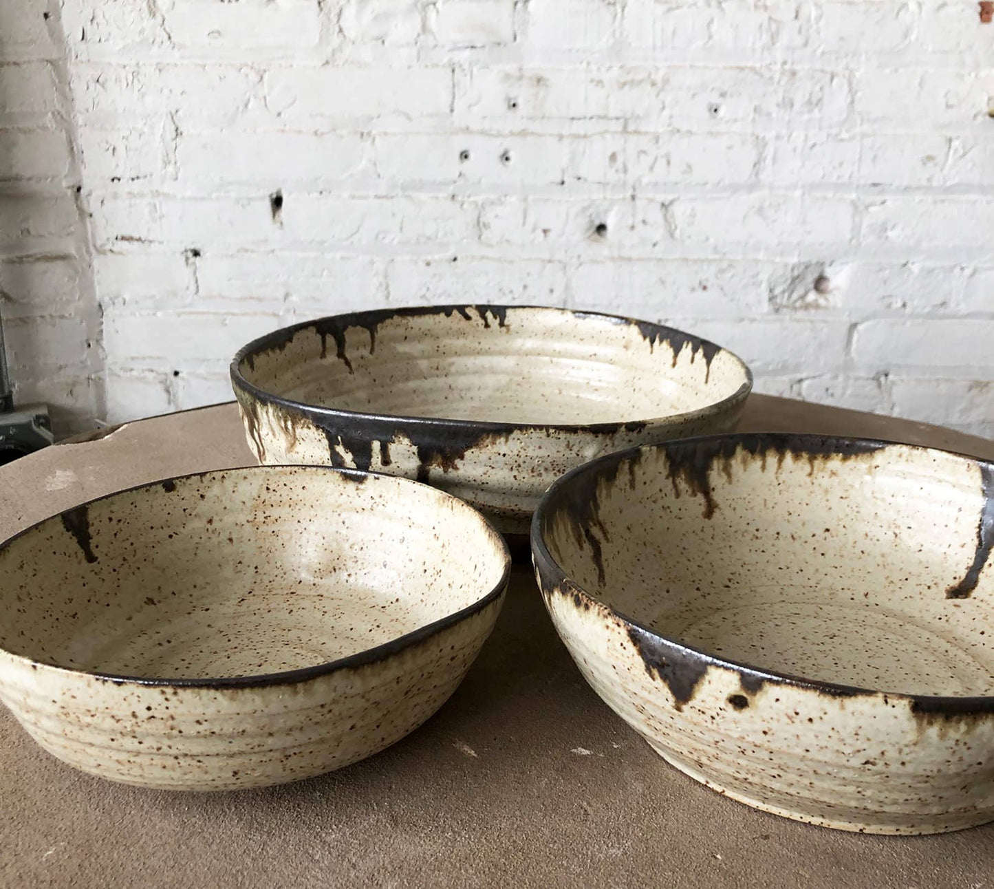 Speckled Glaze Nesting Bowls