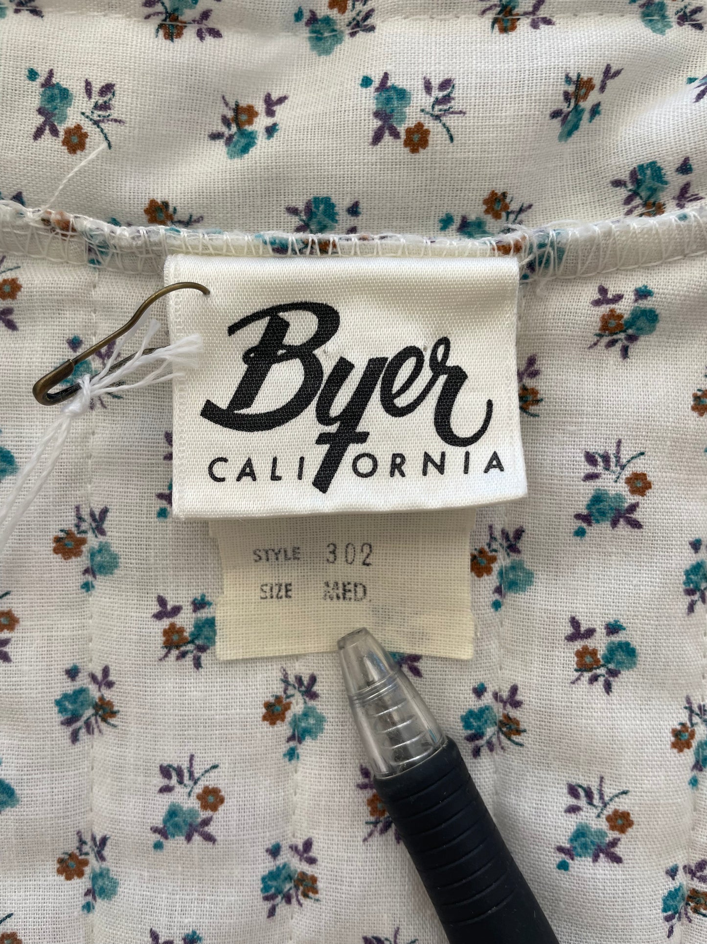 Vintage 70'S Quilted Floral Jacket