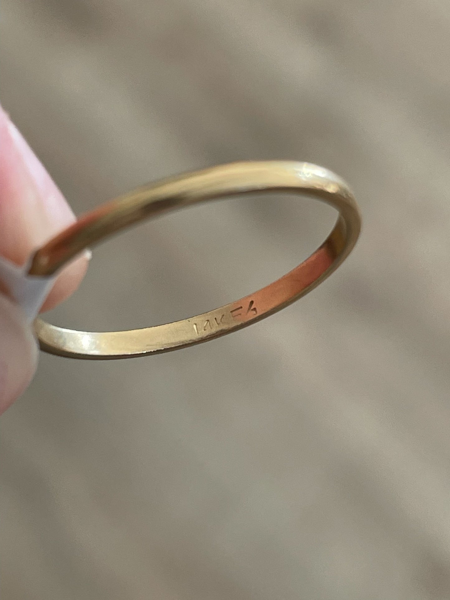 Vintage 14k Gold Band