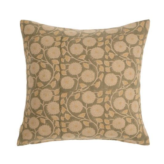 Marigold Block Print Pillow