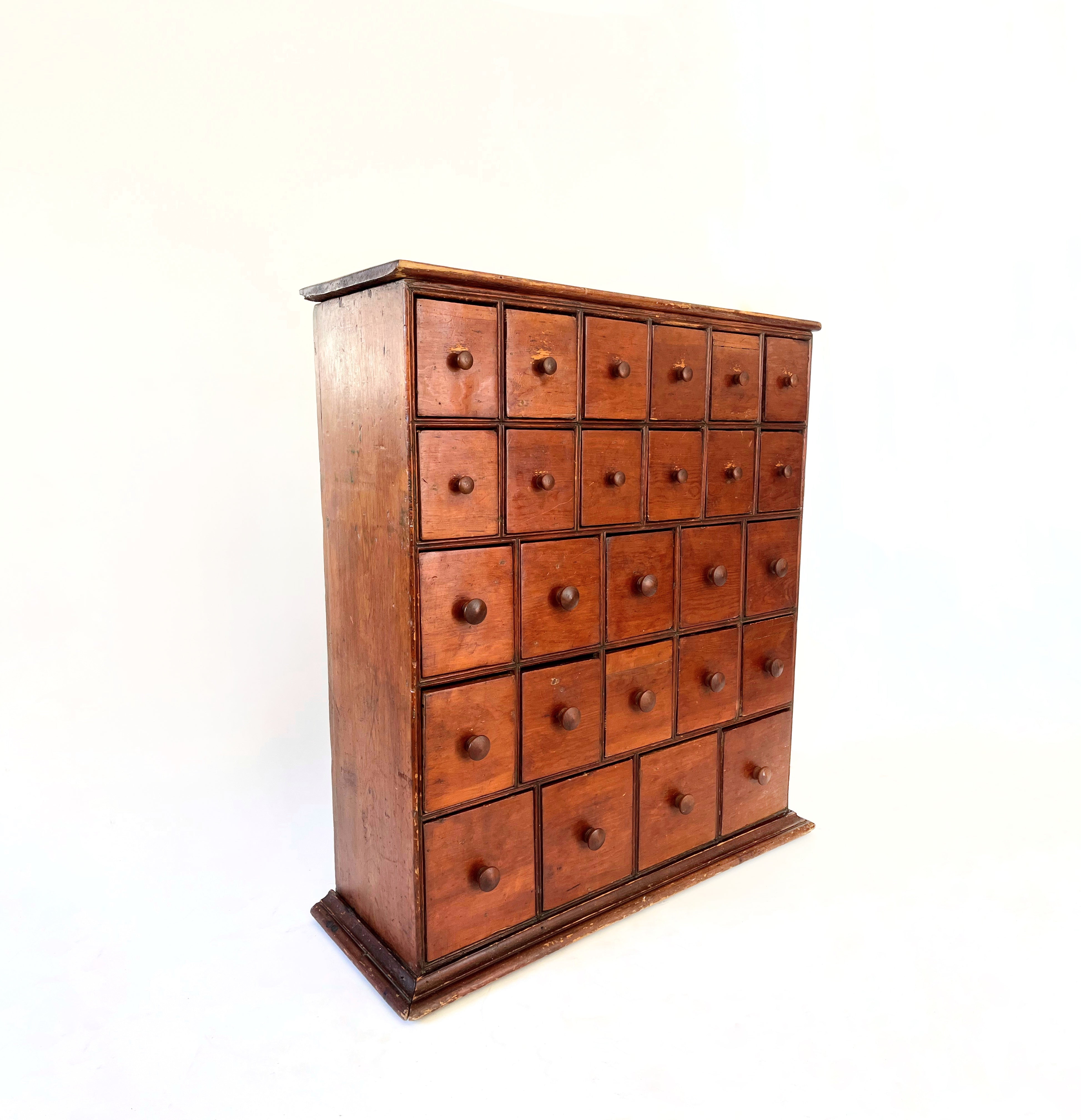 Antique Early American Apothecary Cabinet