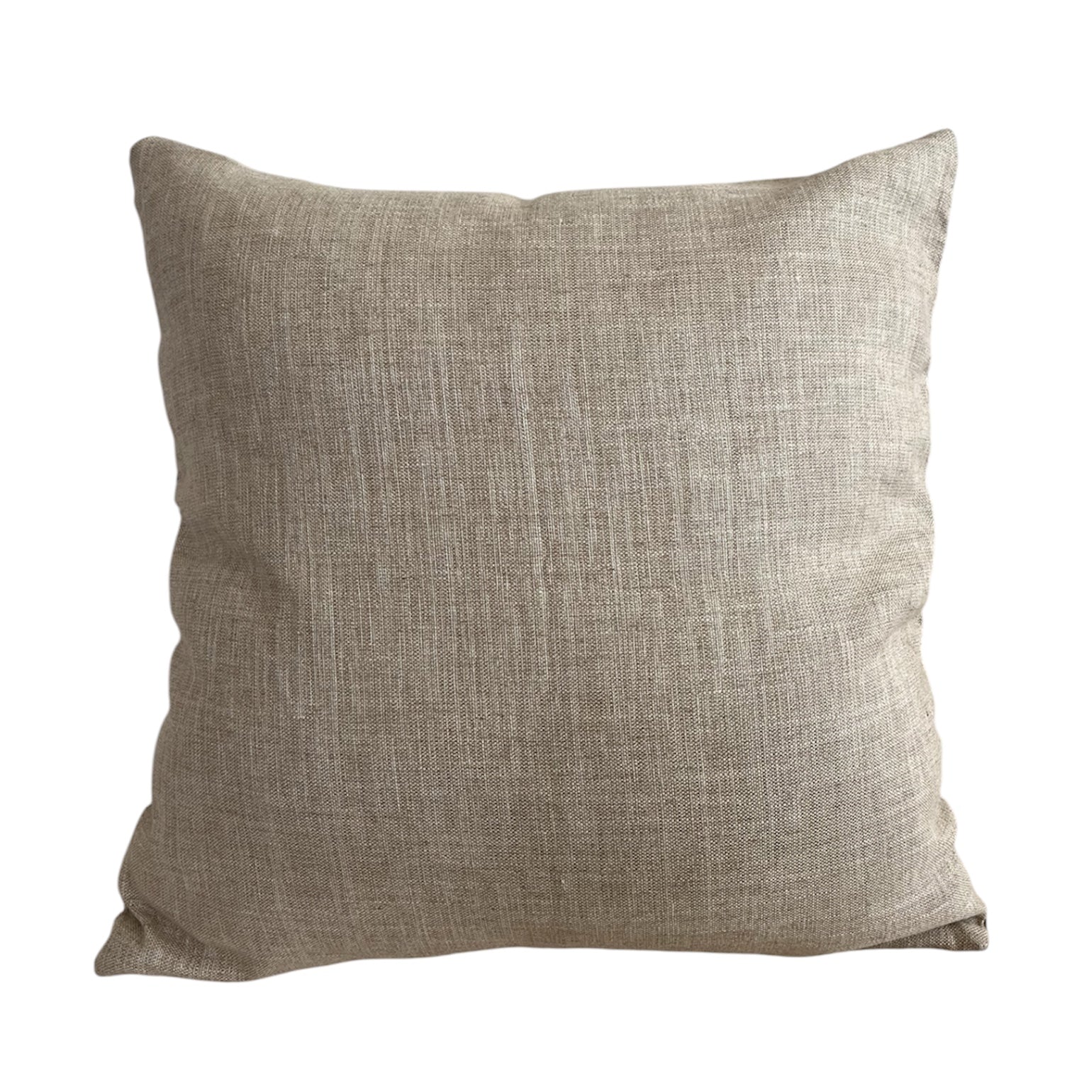 Artisan Stripe Brown/Linen Pillow, 20 x 20
