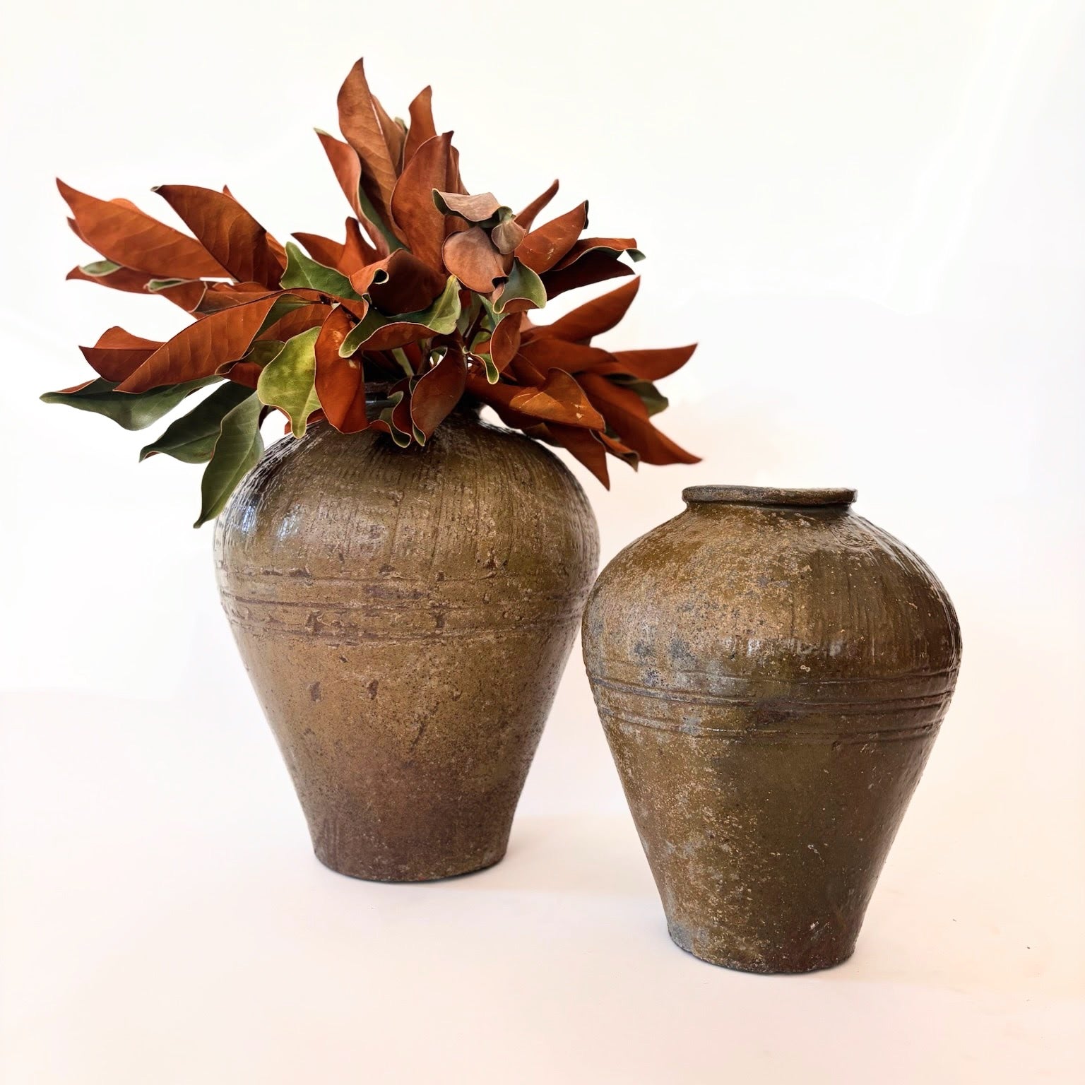 Vintage Mijiu Handmade Storage Jar Lrg