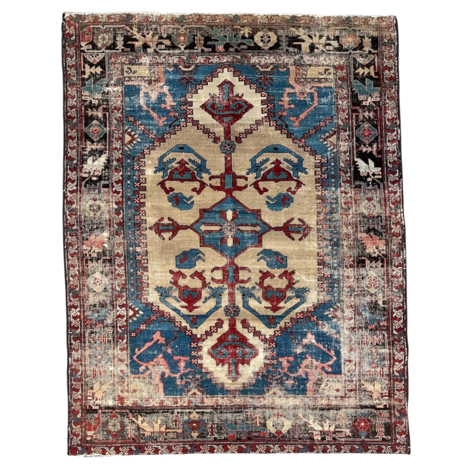 Lalo Vintage Wool Heriz Rug