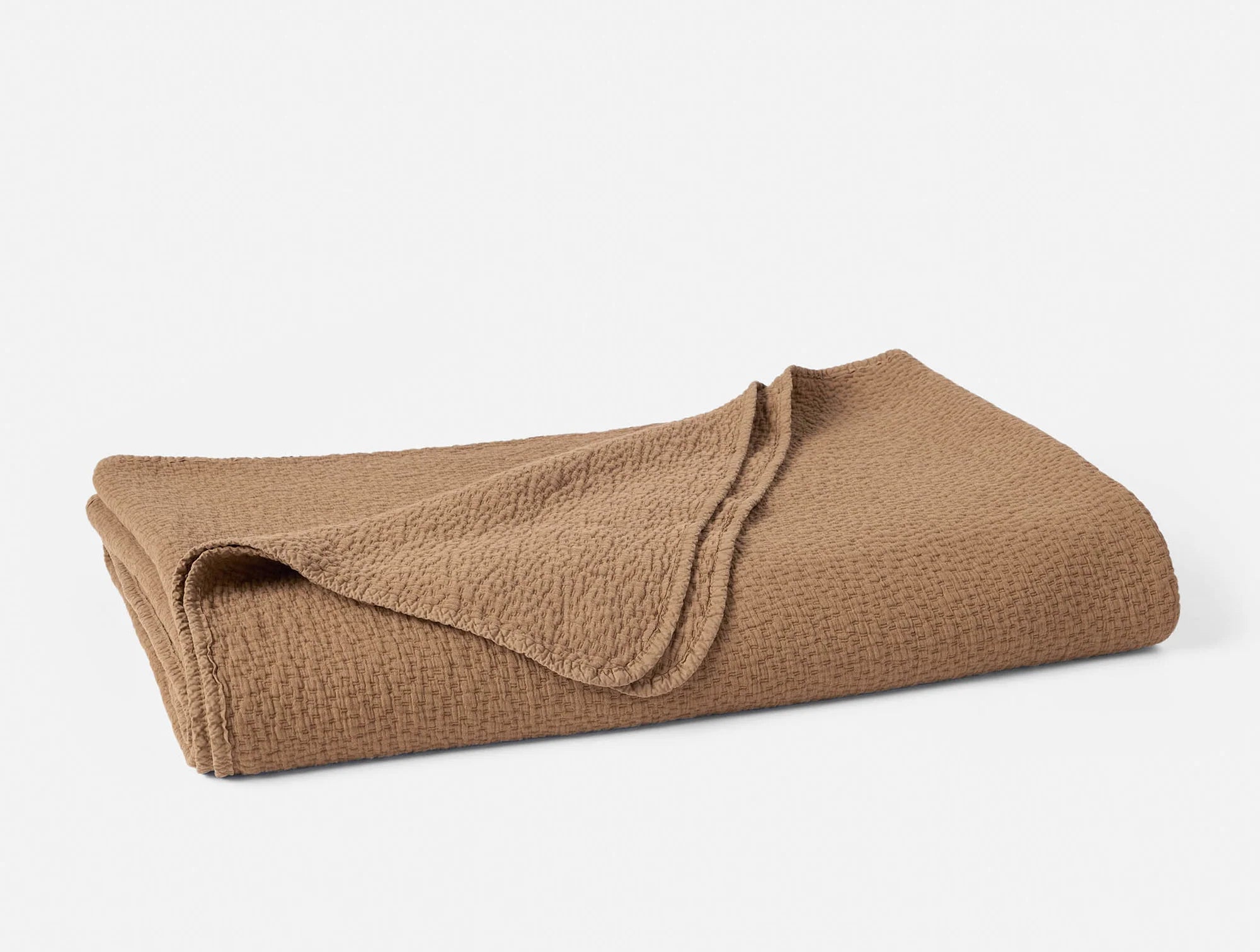 Cascade Organic Matelasse Blanket