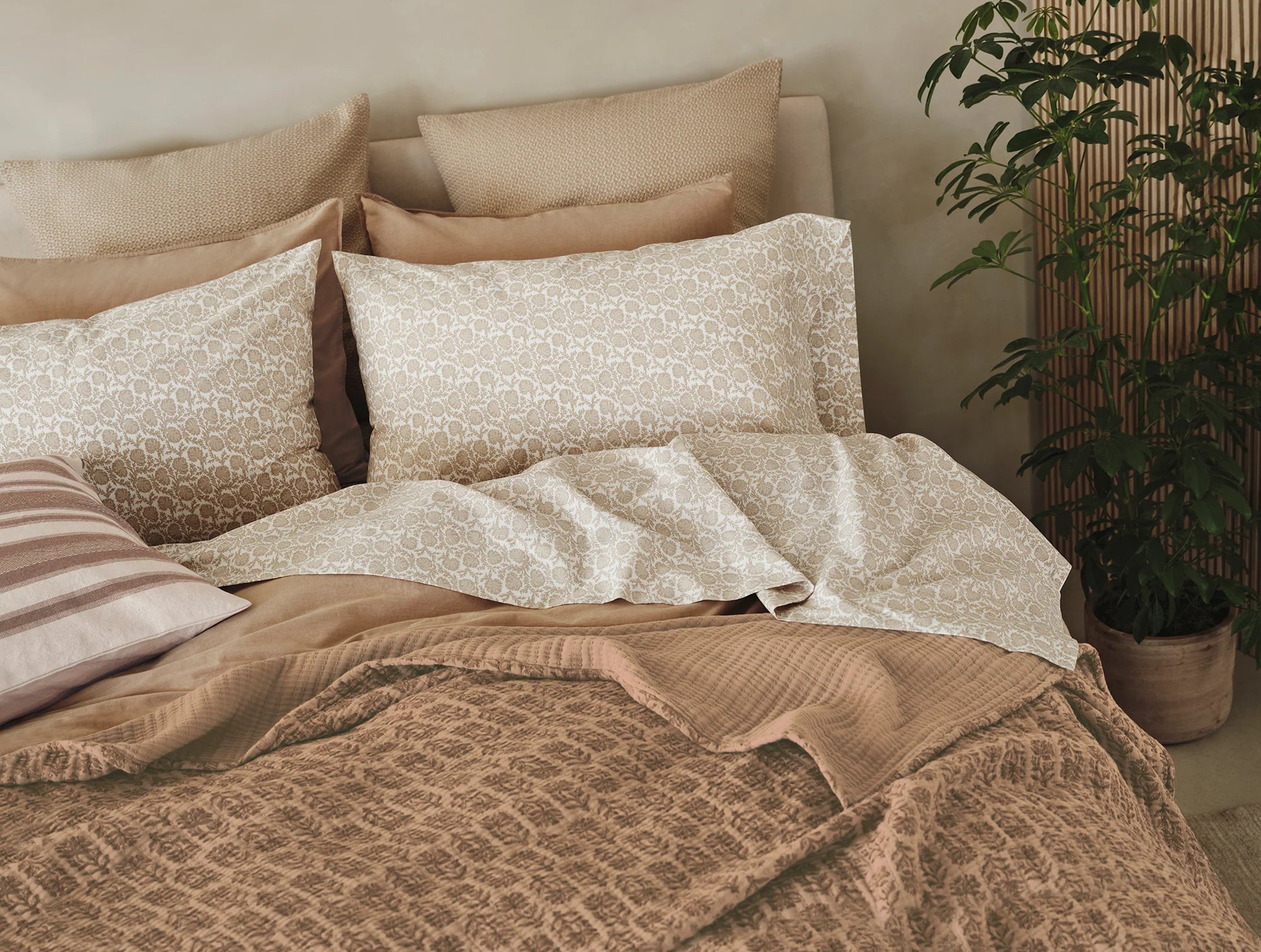 Organic Print Percale Pillowcases