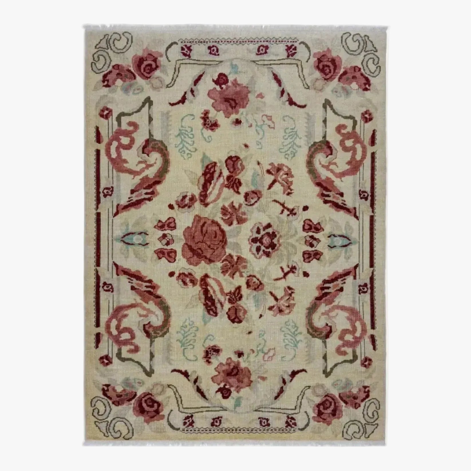 Buket Floral Beige Rug