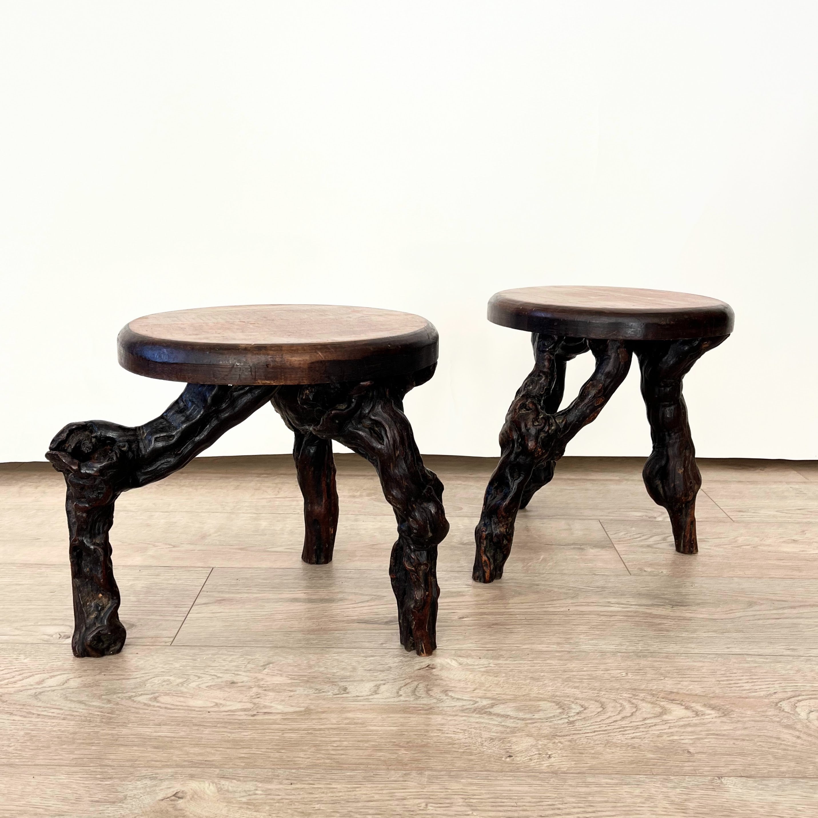 Vintage Grapevine Root Stool