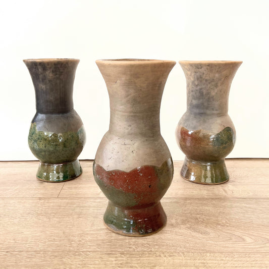 Oaxacan Half Glazed Pottery Vase
