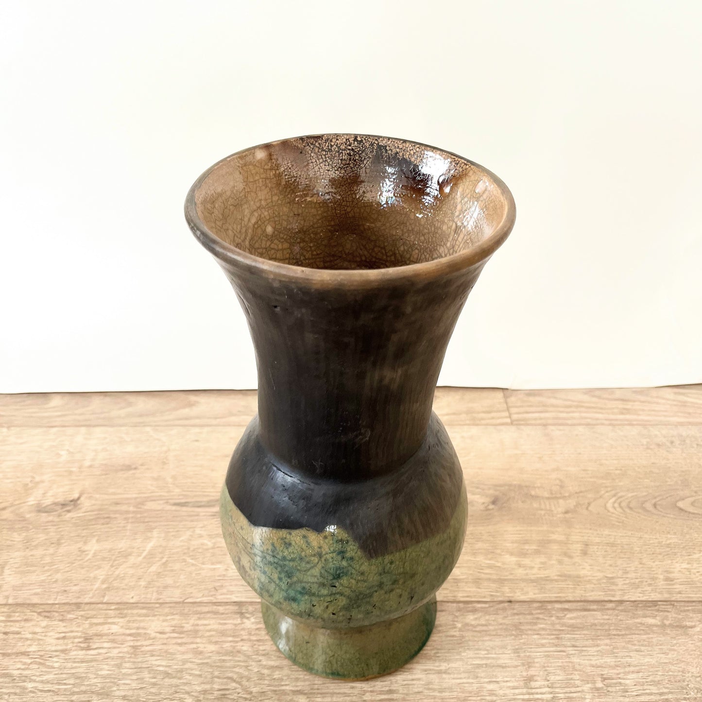 Oaxacan Half Glazed Pottery Vase