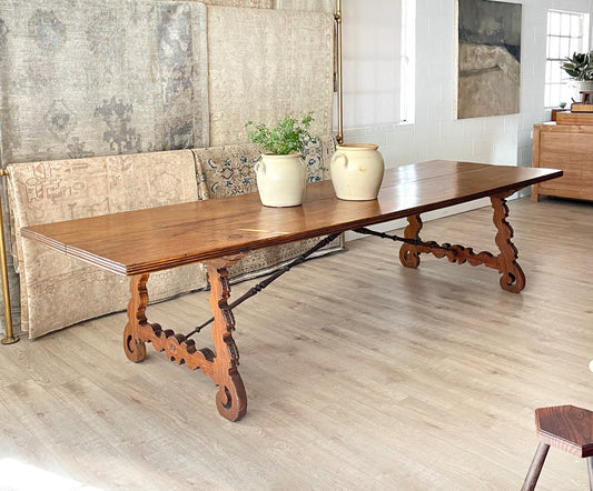 18th Century Spanish Baroque Style Dining Table