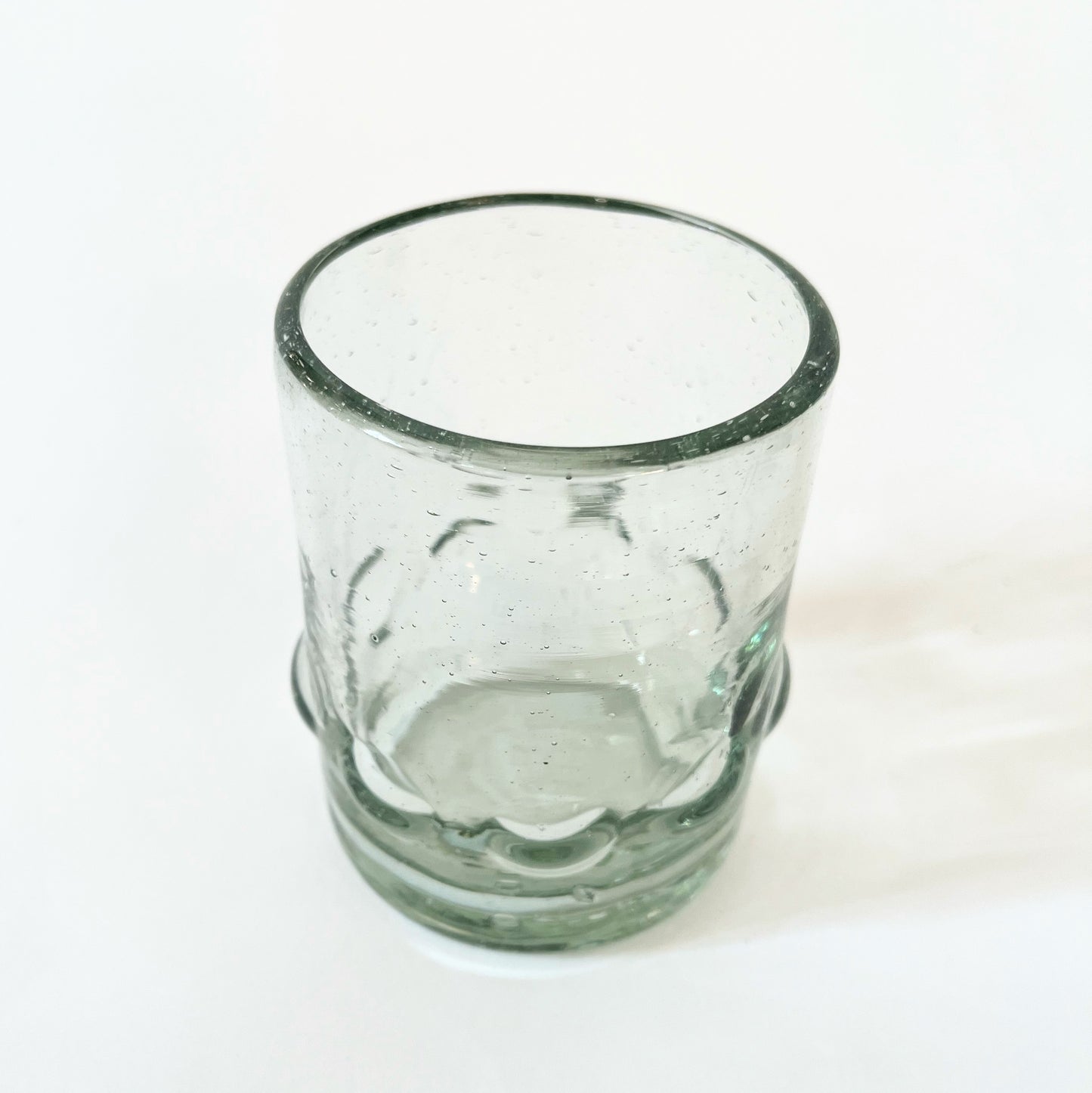 S/4 Handblown Bubble Glass Tumblers