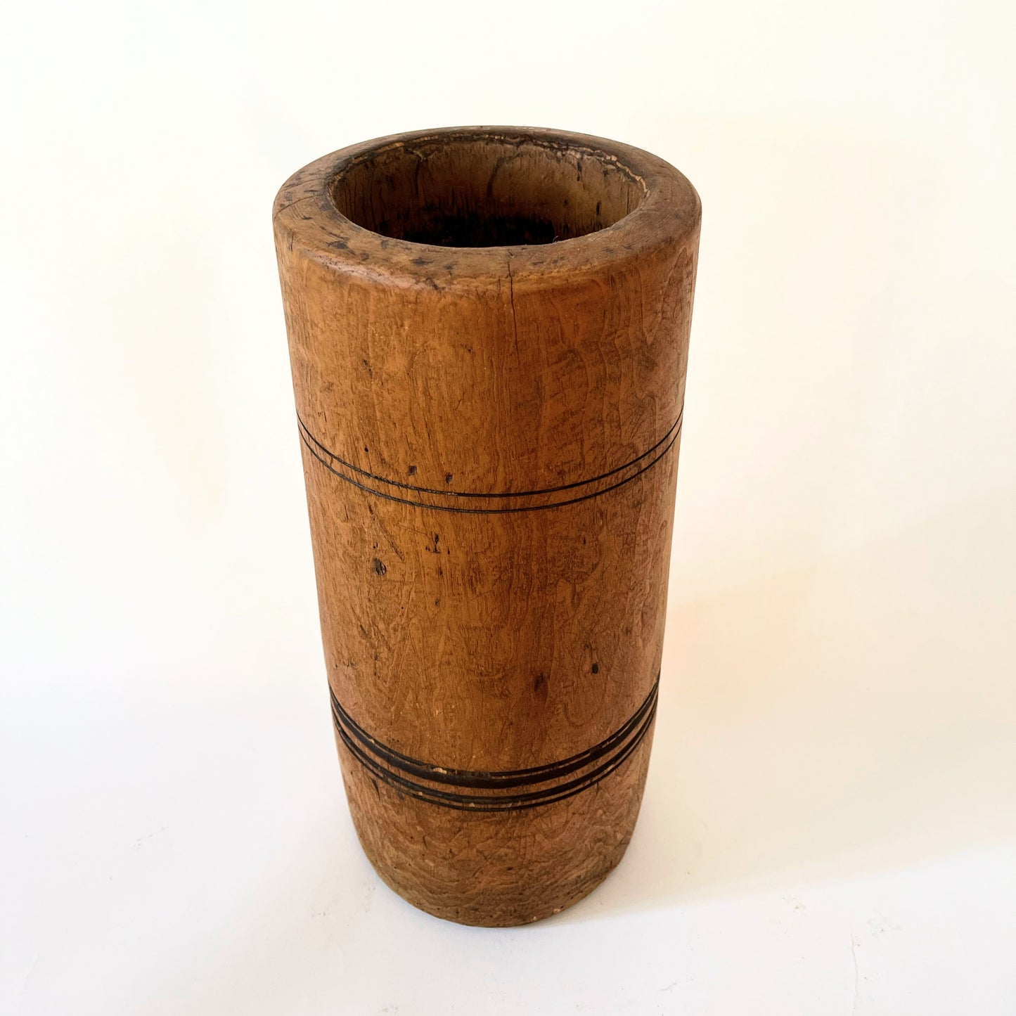 Vintage Wooden Hungarian Mortar