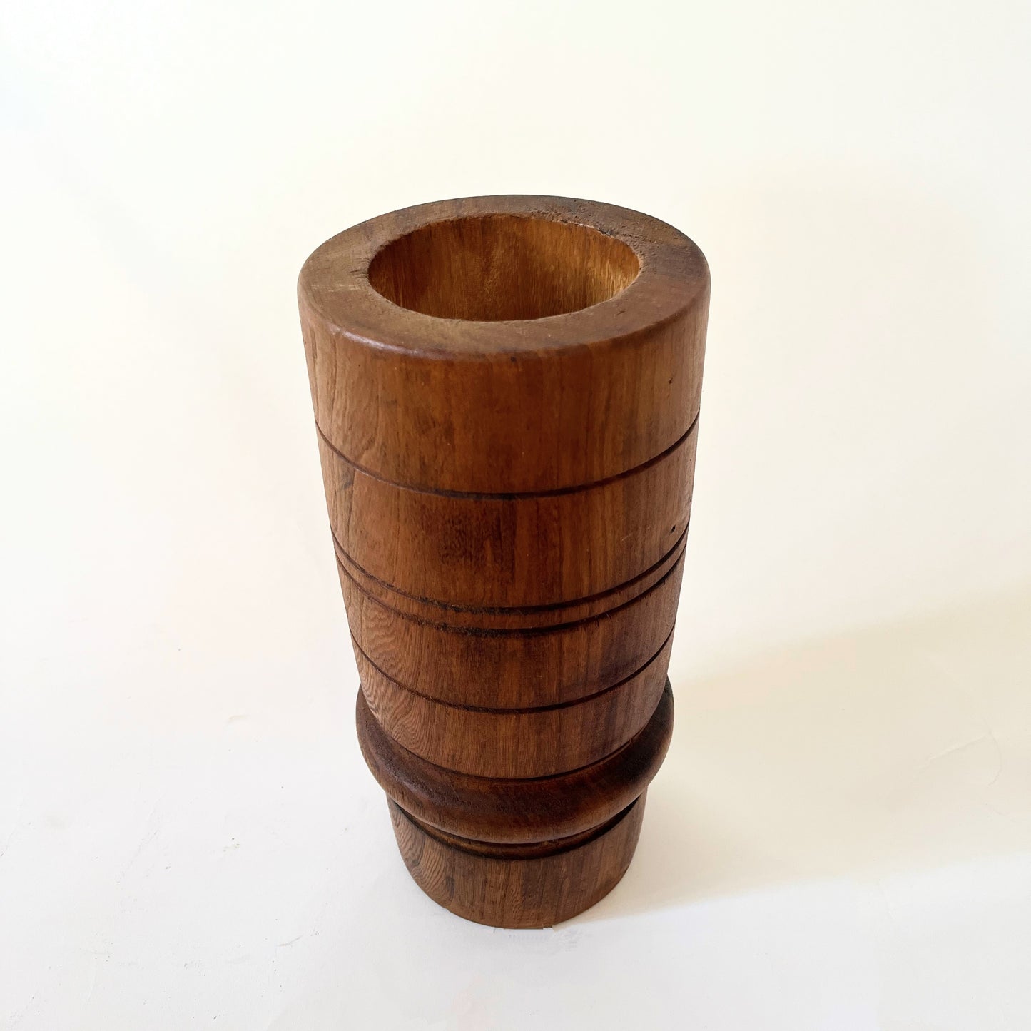 Vintage Wooden Hungarian Mortar