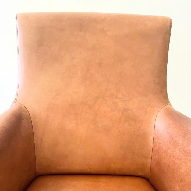 Vintage Dutch Leather Chair in the style of Gerard Van Der Berg for Montis