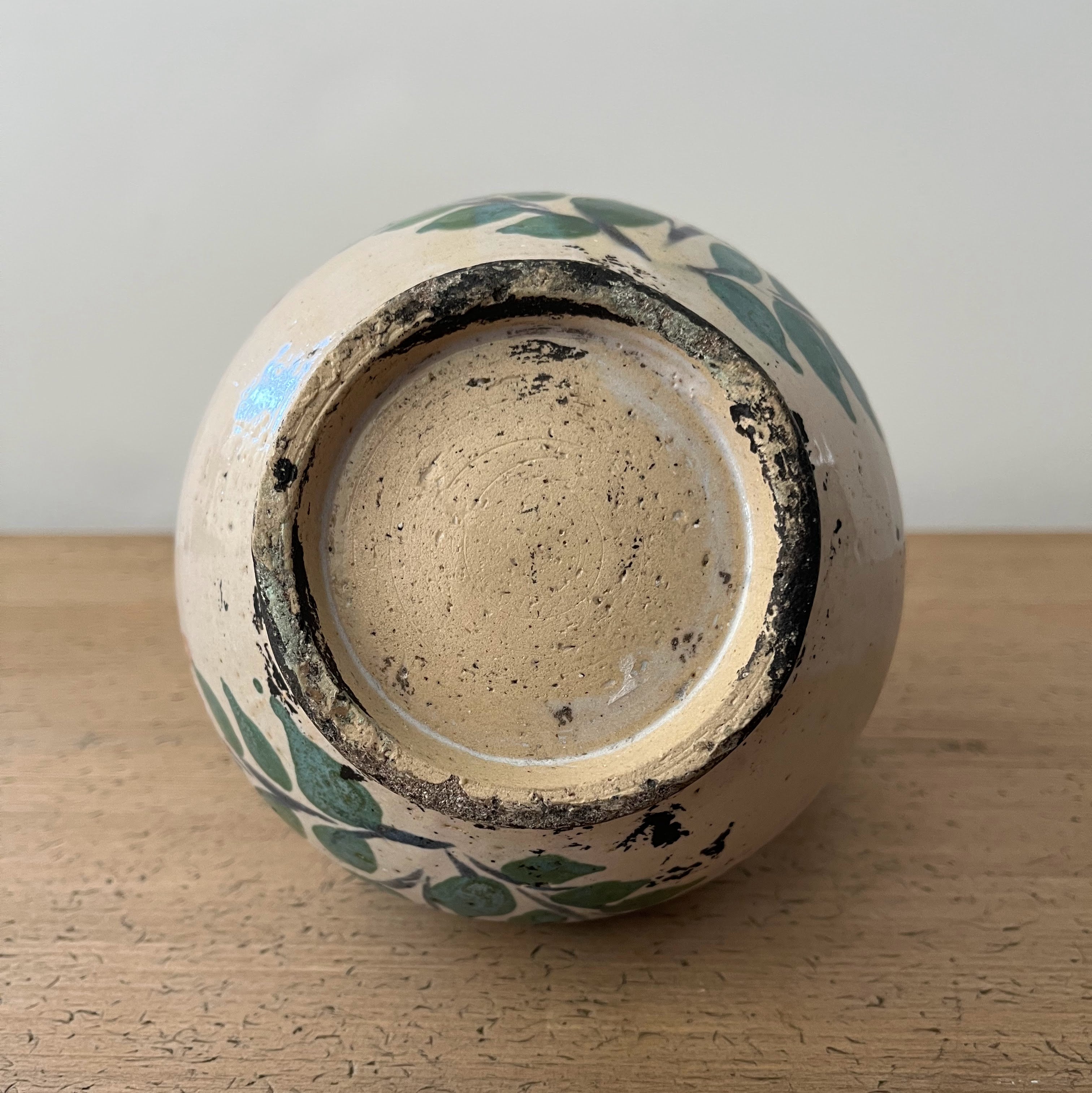 Vintage Guatemalan Pottery Water Jug