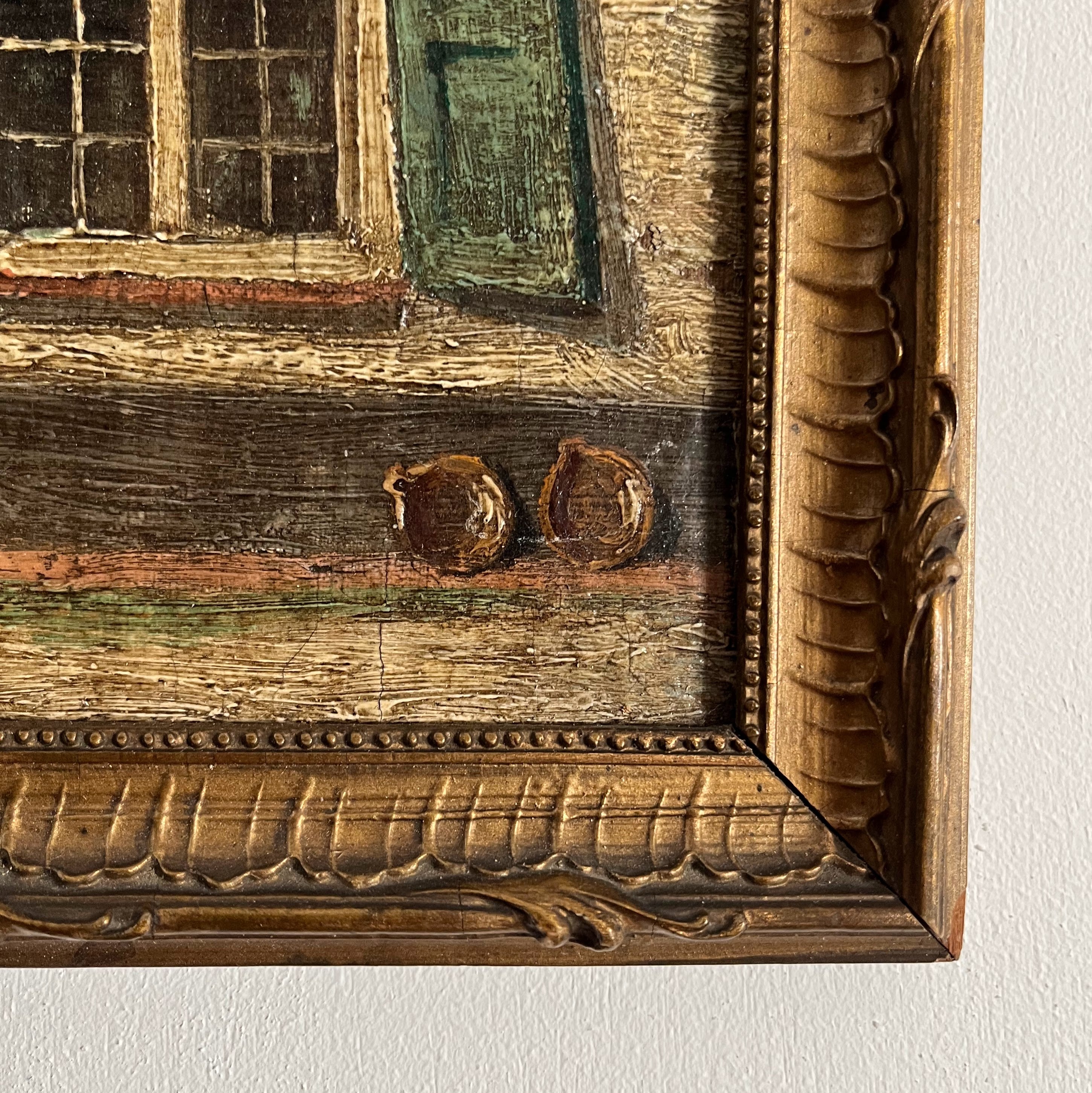 Vintage Small Window Painting