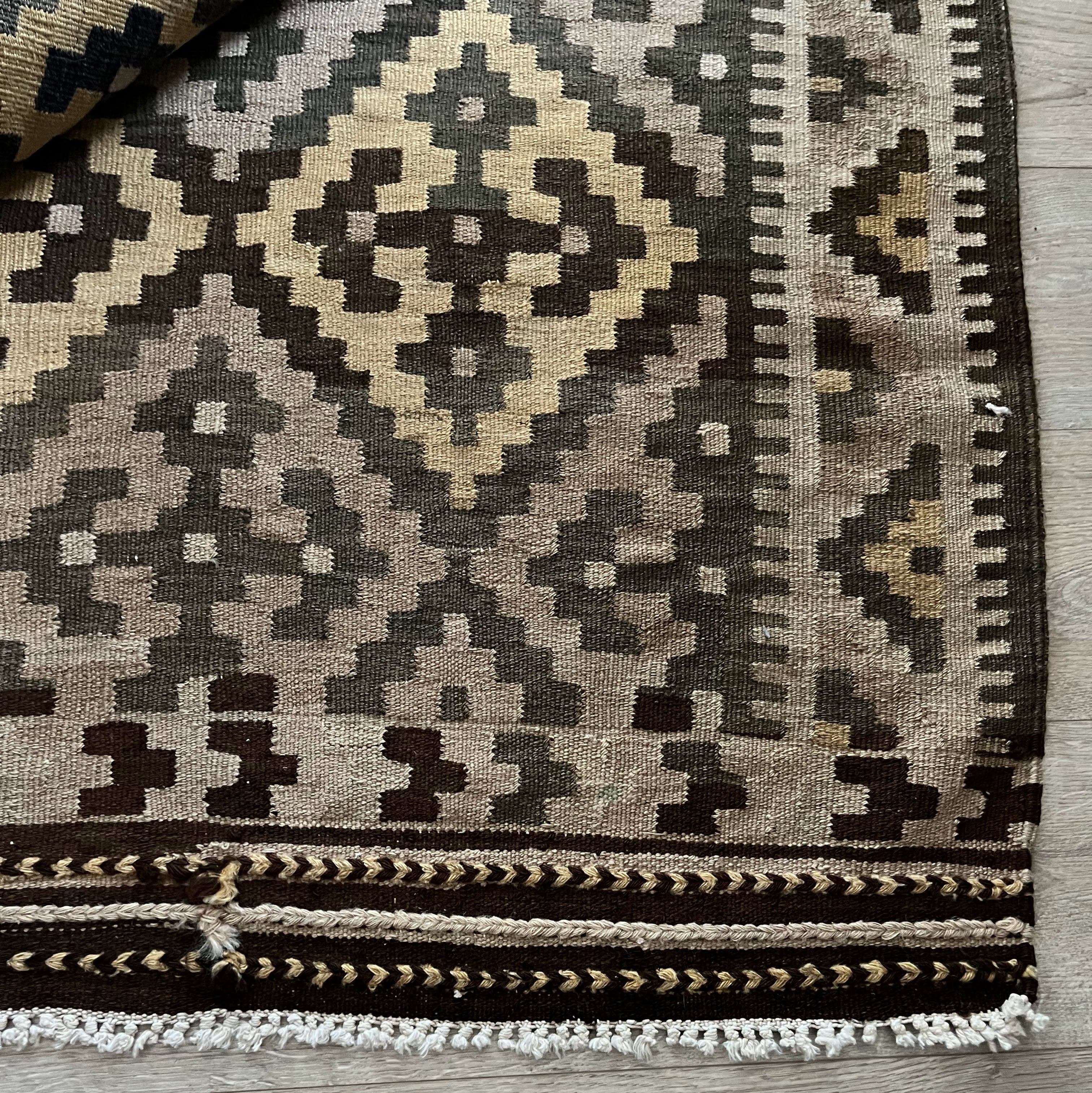 Mila Vintage Afghan Kilim Runner