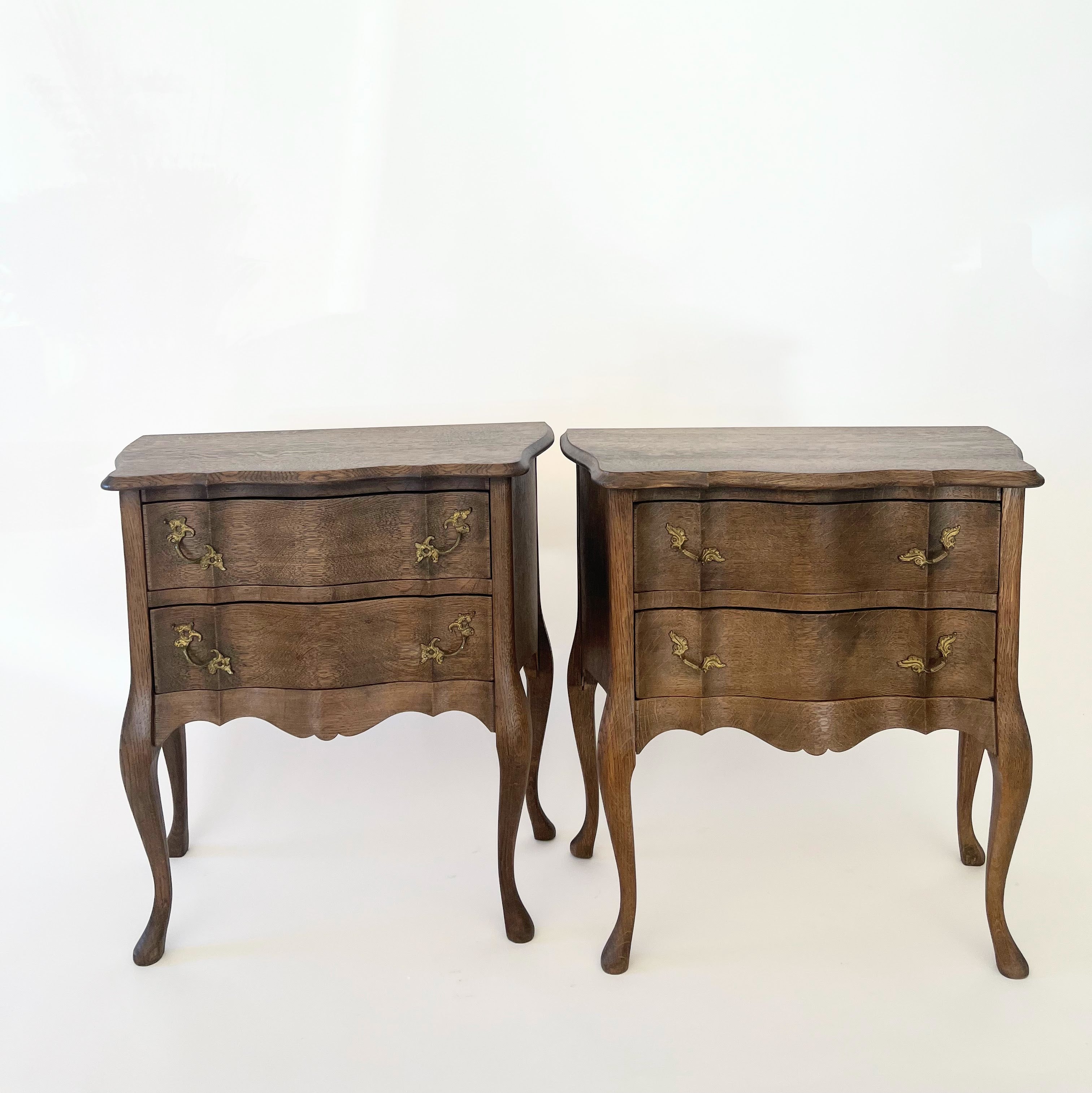 S/2 Danish Louis XVI Nightstands