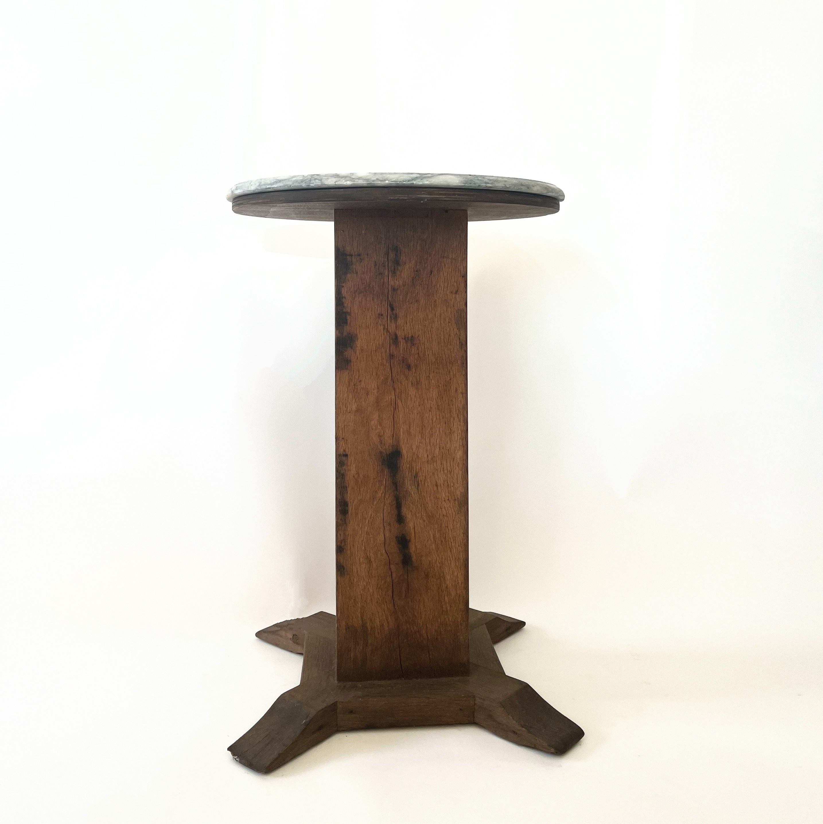 French Bistro Market Table W/Turkish Wood Base
