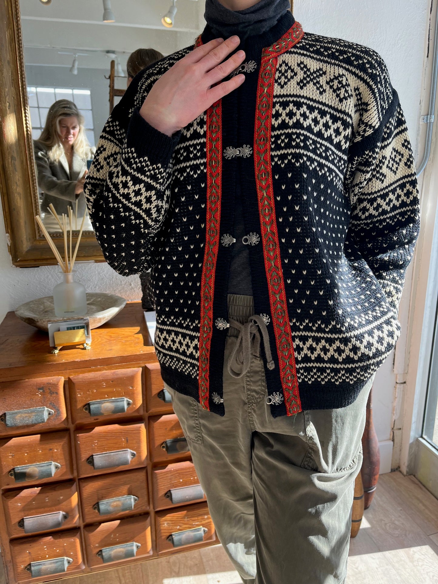 Vntg Norwegian Sweater
