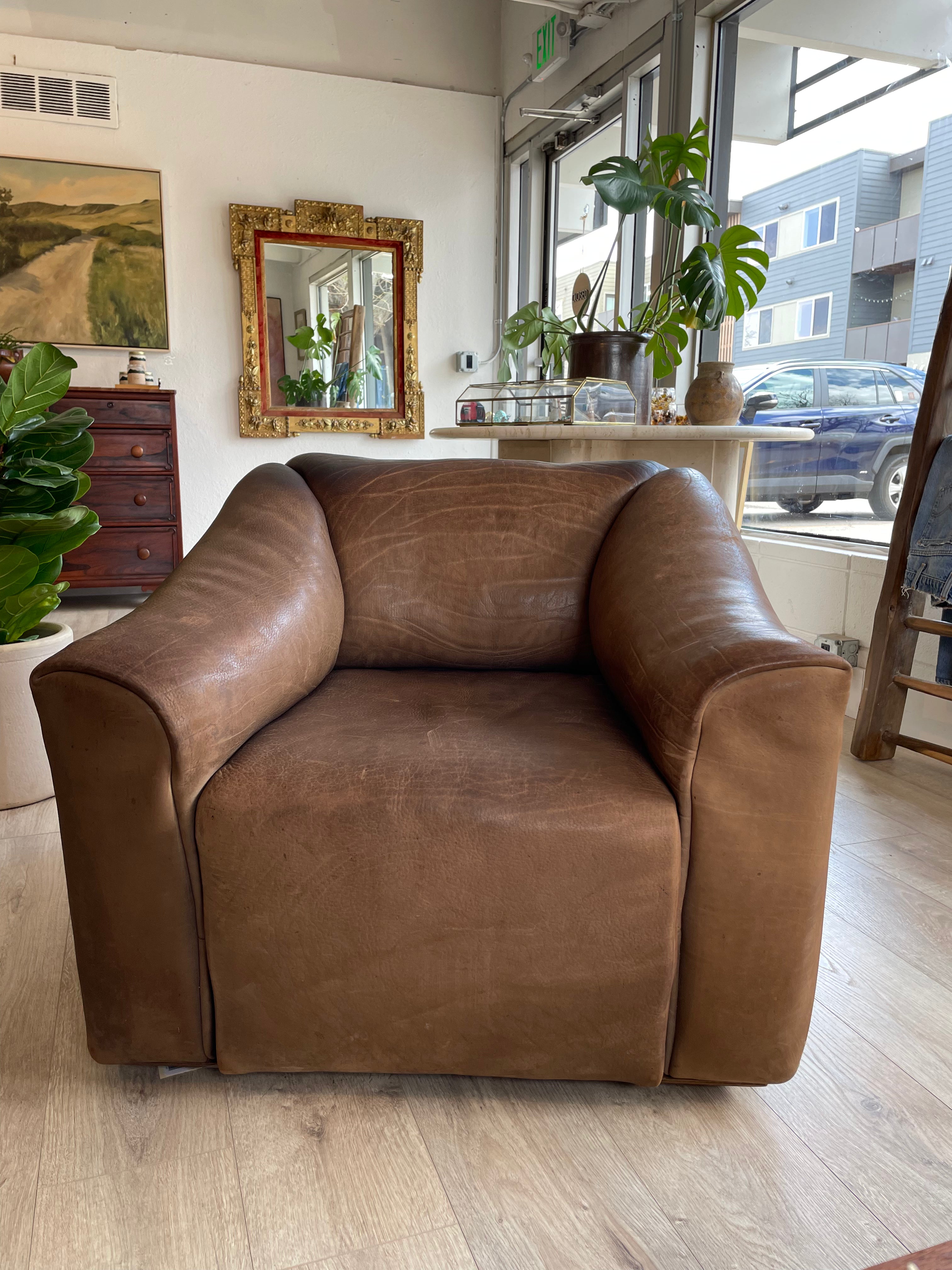 Vintage Leather De Sede DS-47 Armchair