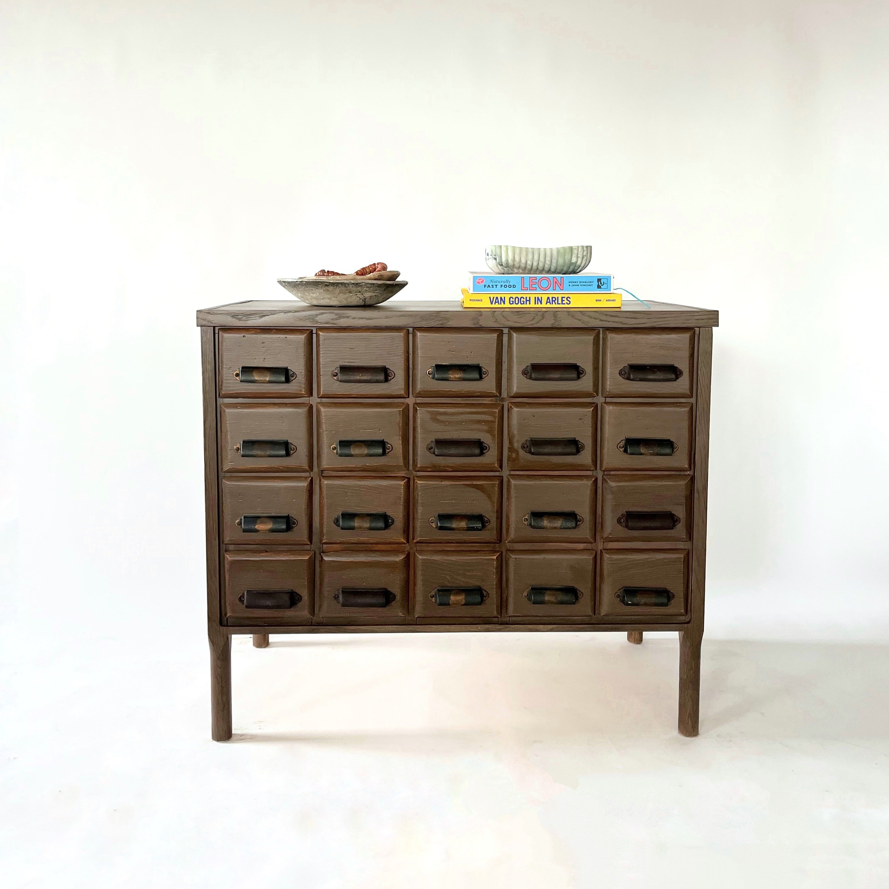 Vintage Card Catalog Cabinet