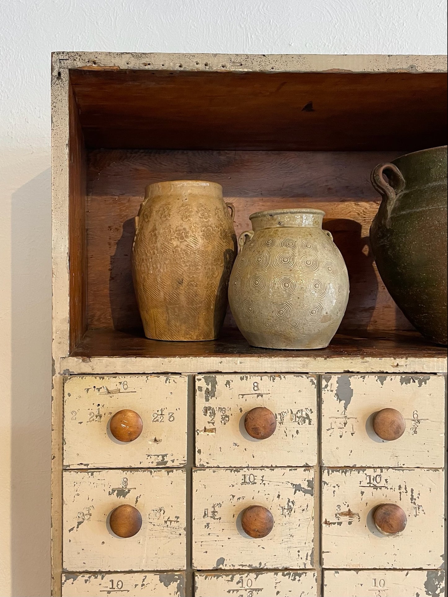 Vintage Multi Drawer Hardware Cabinet