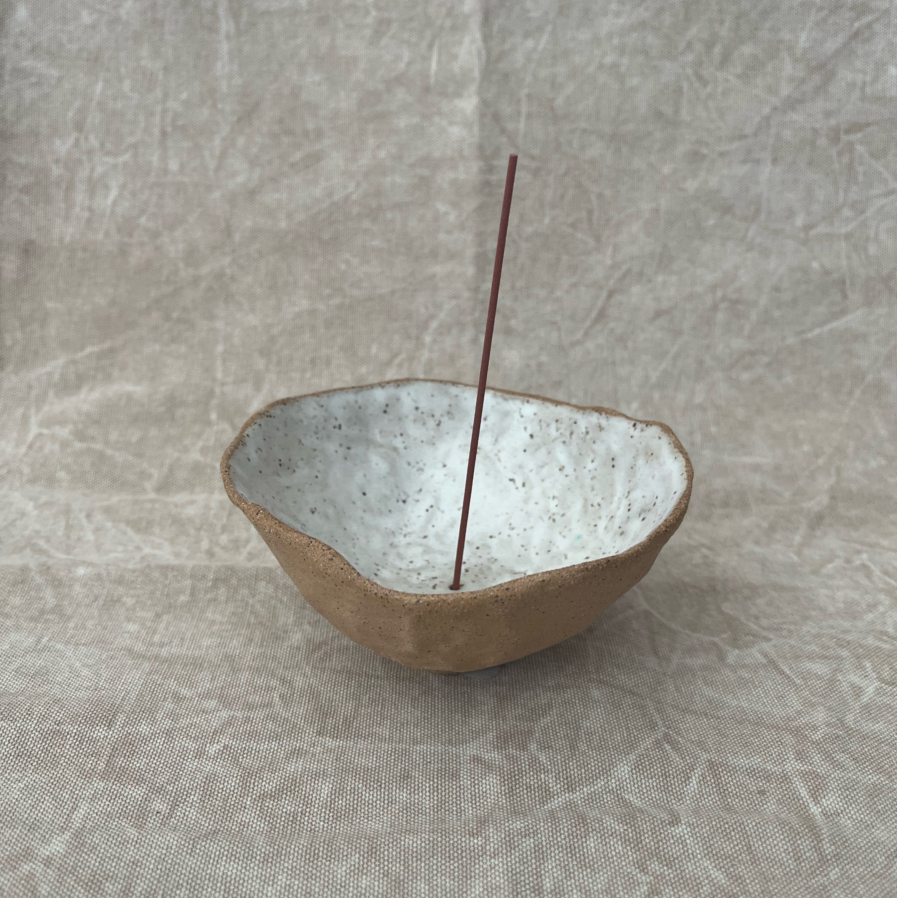 Speckled Ceramic Incense Bowls