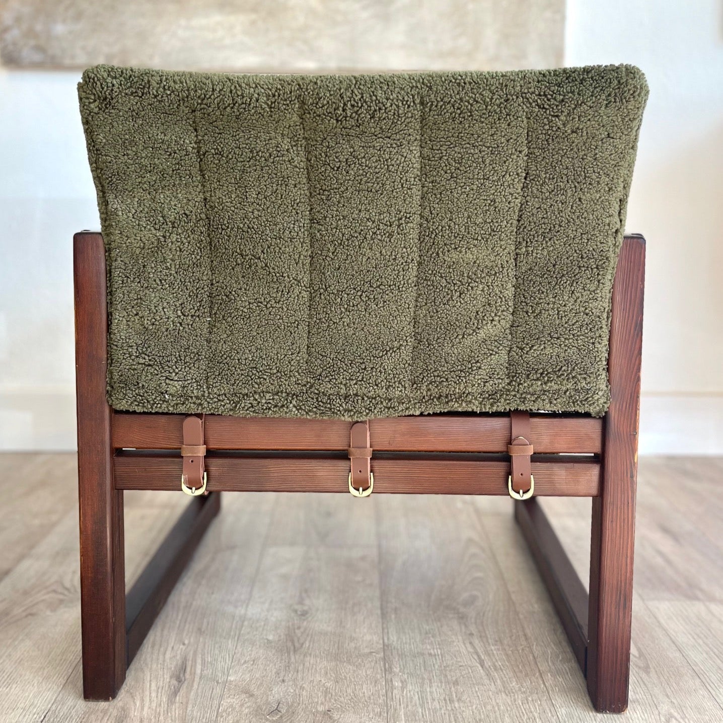 S/2 1970's Karin Mobring for Ikea Safari Chairs Newly Reupholstered