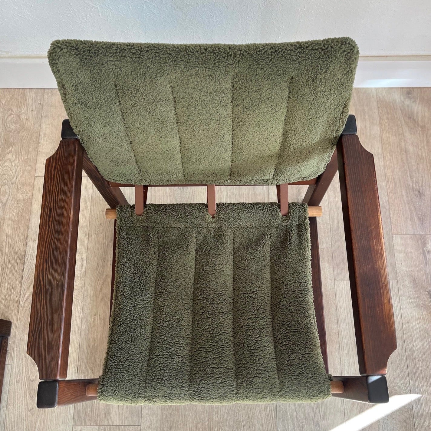 S/2 1970's Karin Mobring for Ikea Safari Chairs Newly Reupholstered