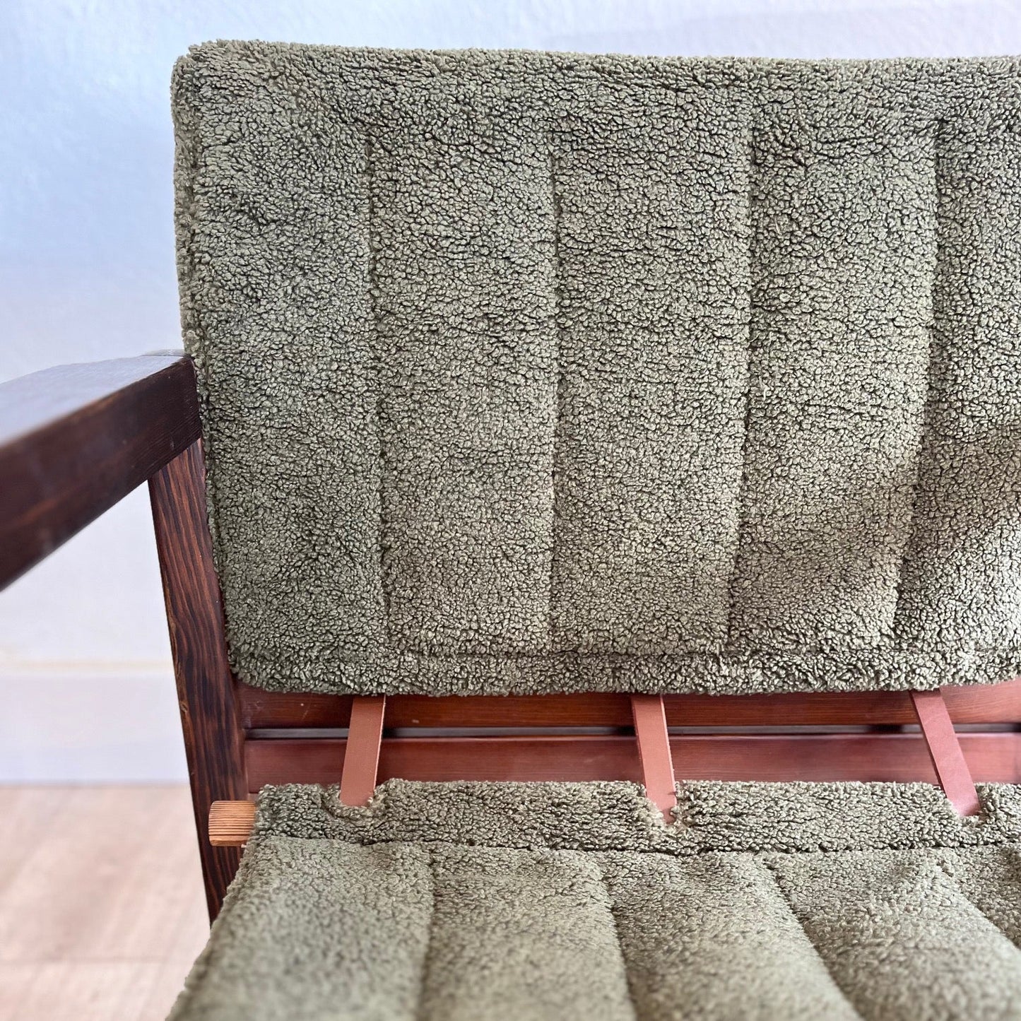 S/2 1970's Karin Mobring for Ikea Safari Chairs Newly Reupholstered